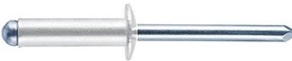 3/32&quot; X .250 (.020-.125 GRIP) ALU/STL OPEN END BR, ROHS COMPLIANT