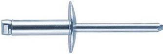 6MMX12MM(2MM-4MM GRIP)ALL STEEL METRIC BLIND RIVET ROHS CR3+, ROHS COMPLIANT