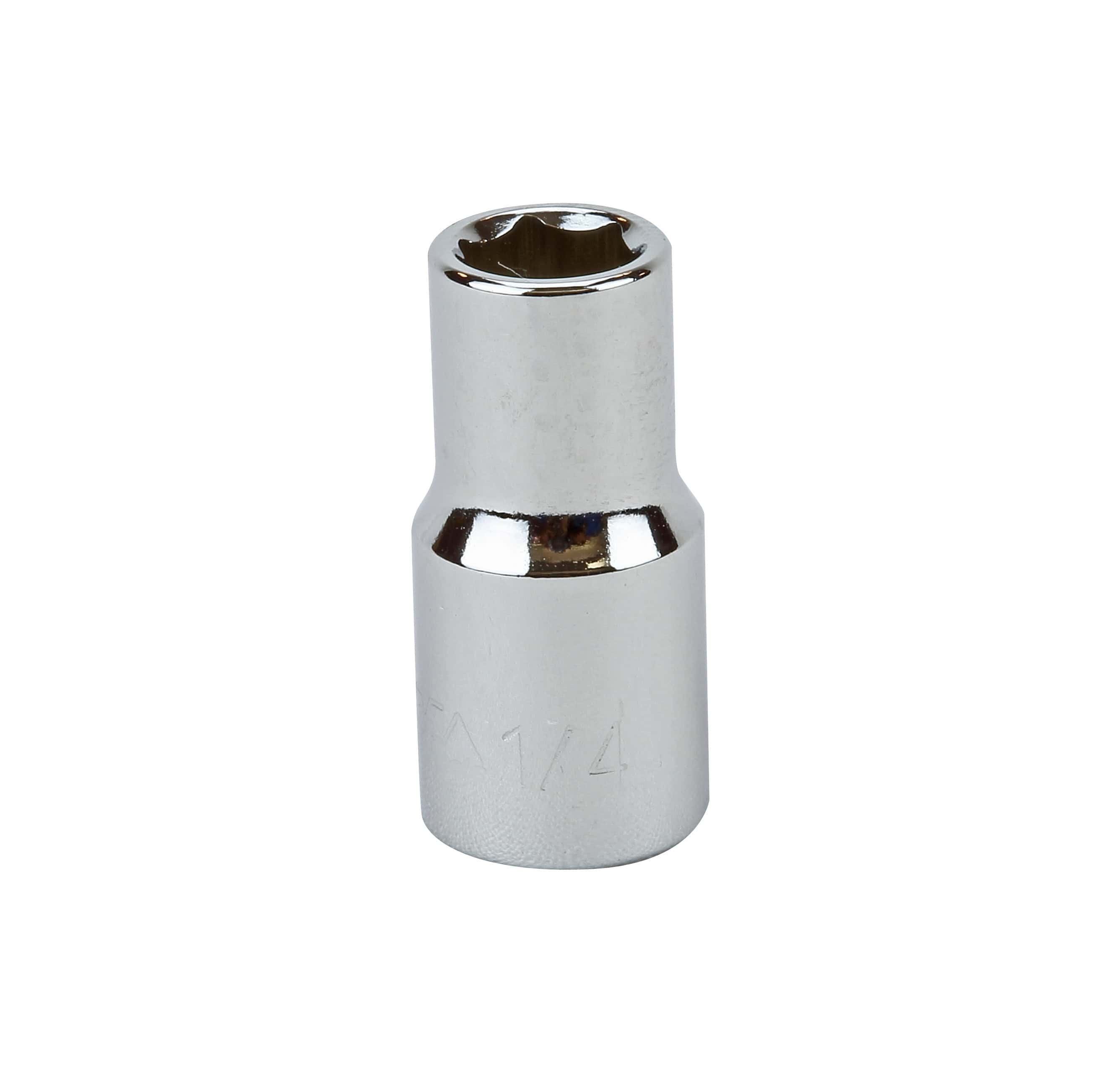 S15008 1/4" DRIVE SAE SOCKET - 1/4" STANDARD 6 Point