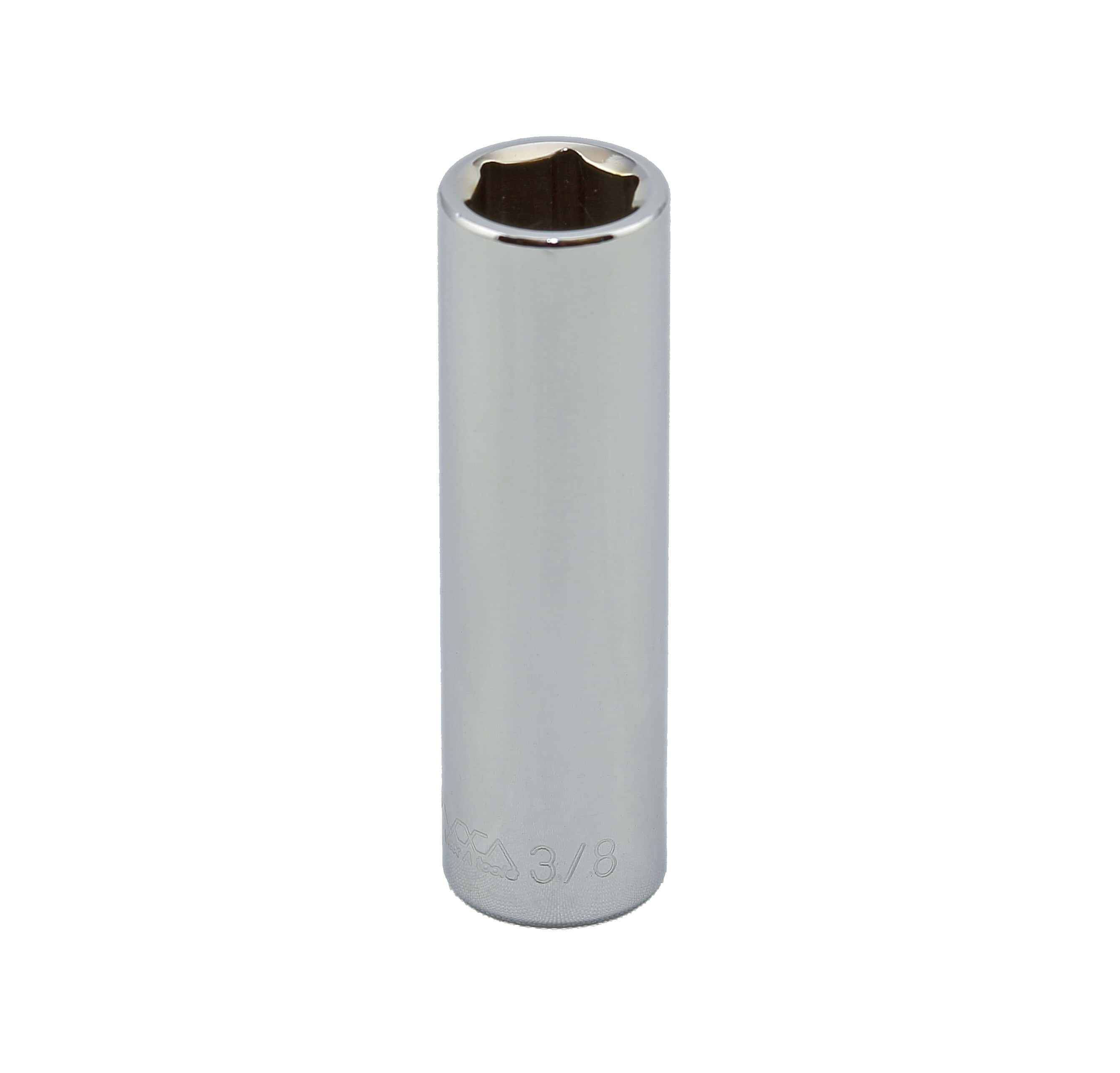 S15112 1/4" DRIVE SAE SOCKET - 3/8" DEEP 6 Point