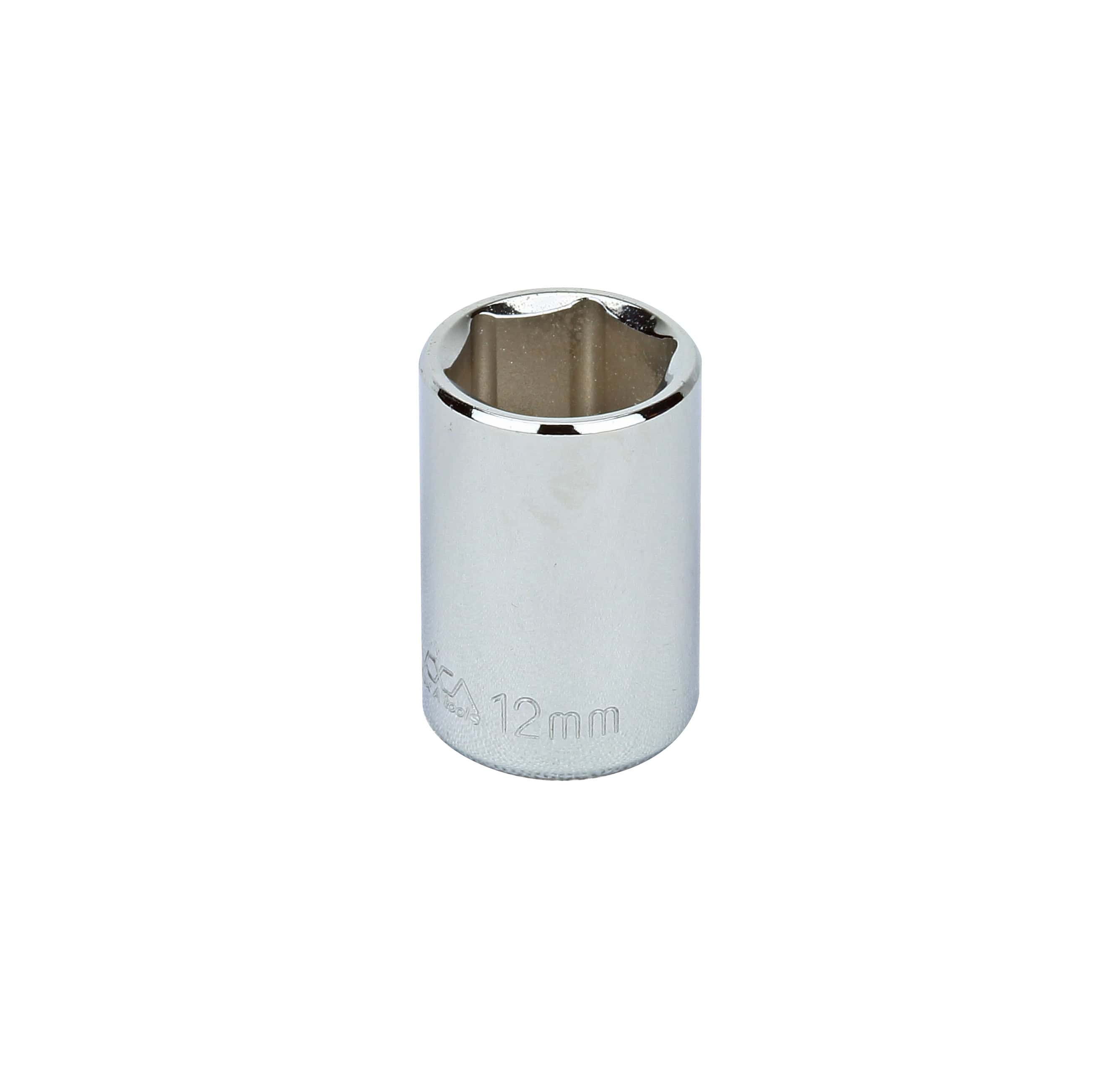 1/4&quot; DRIVE METRIC SOCKET - 12 MM STANDARD 6 Point