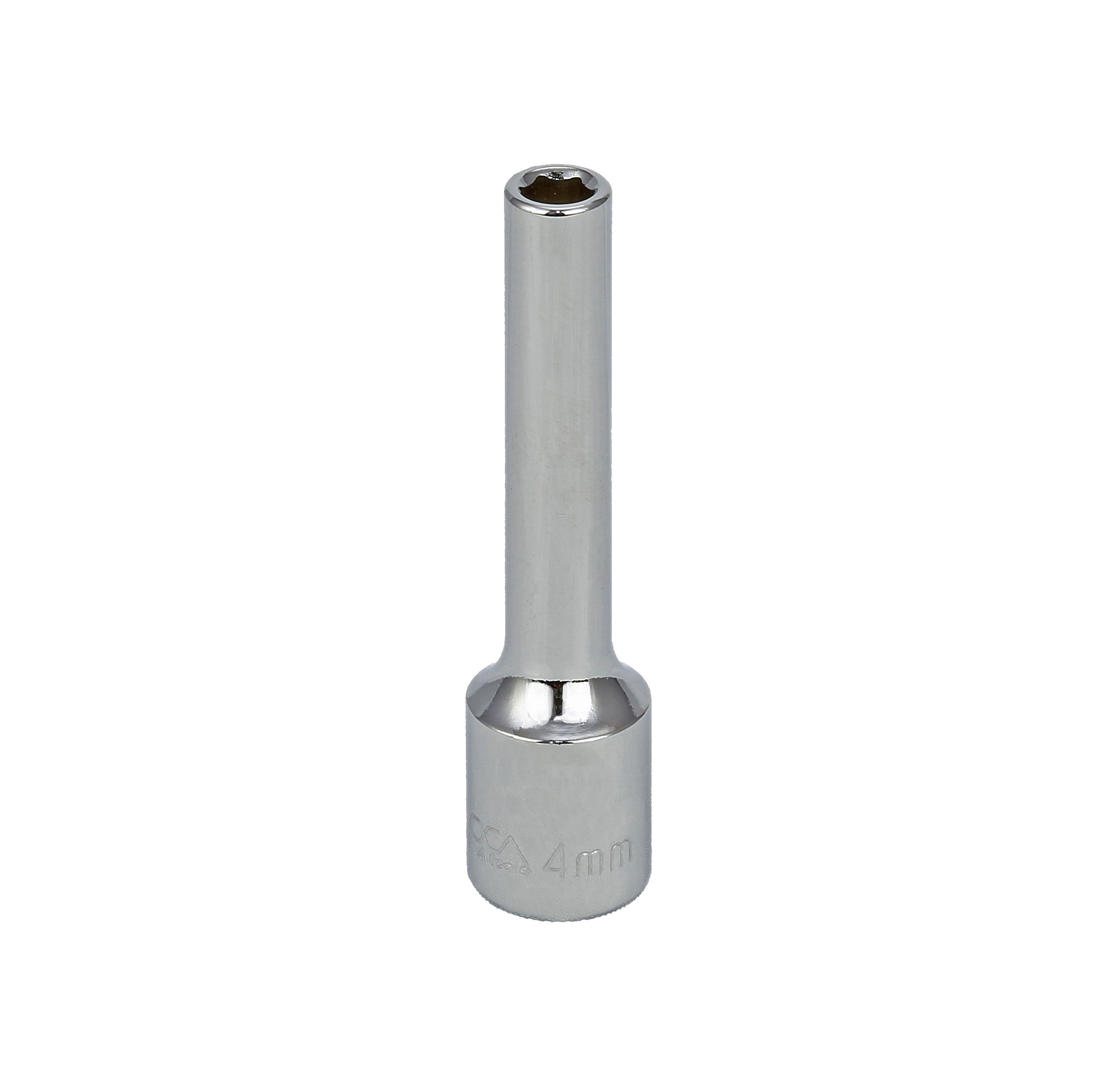 1/4&quot; DRIVE METRIC SOCKET - 4 MM DEEP 6 Point