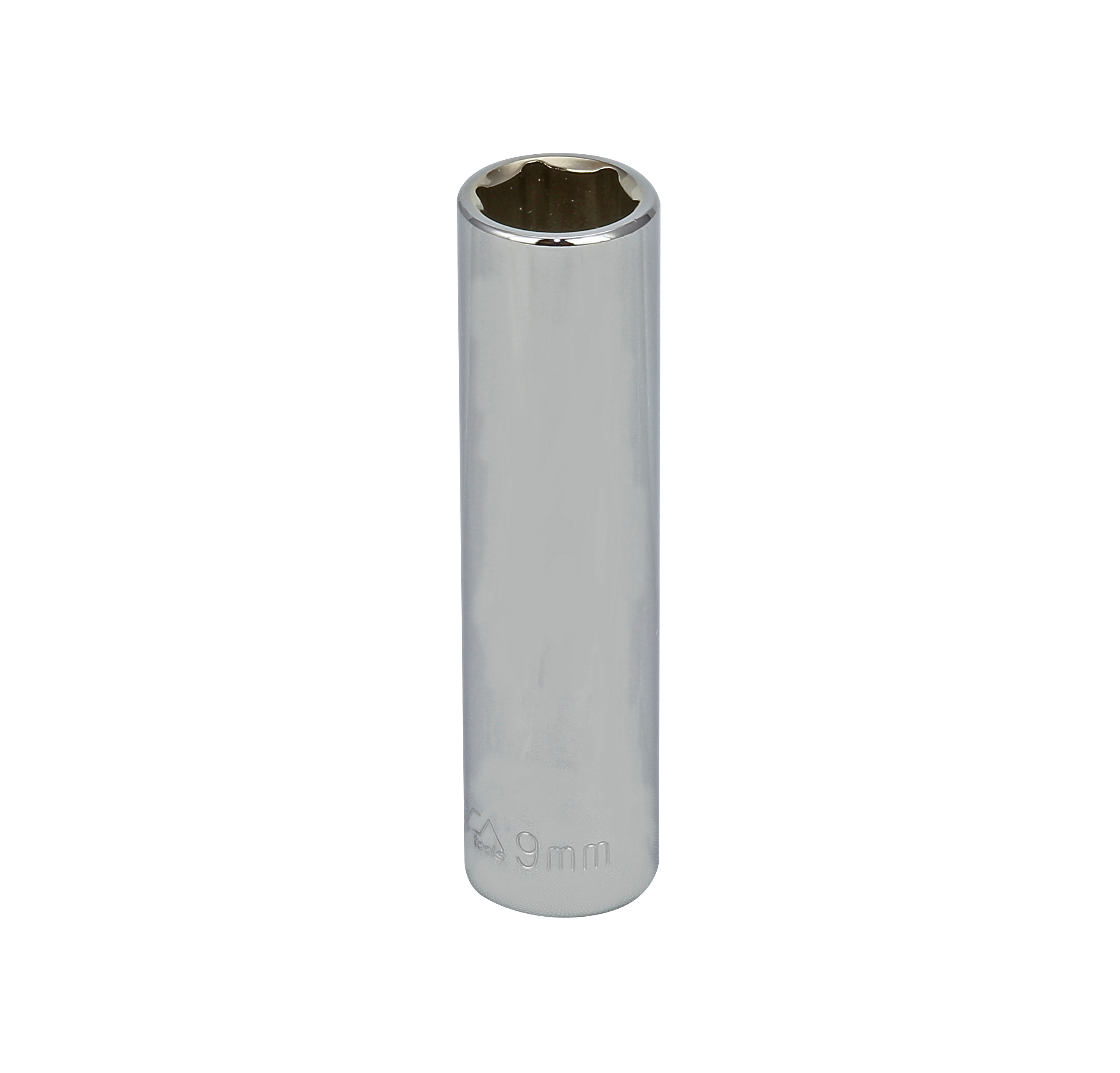 1/4&quot; DRIVE METRIC SOCKET - 9 MM DEEP 6 Point