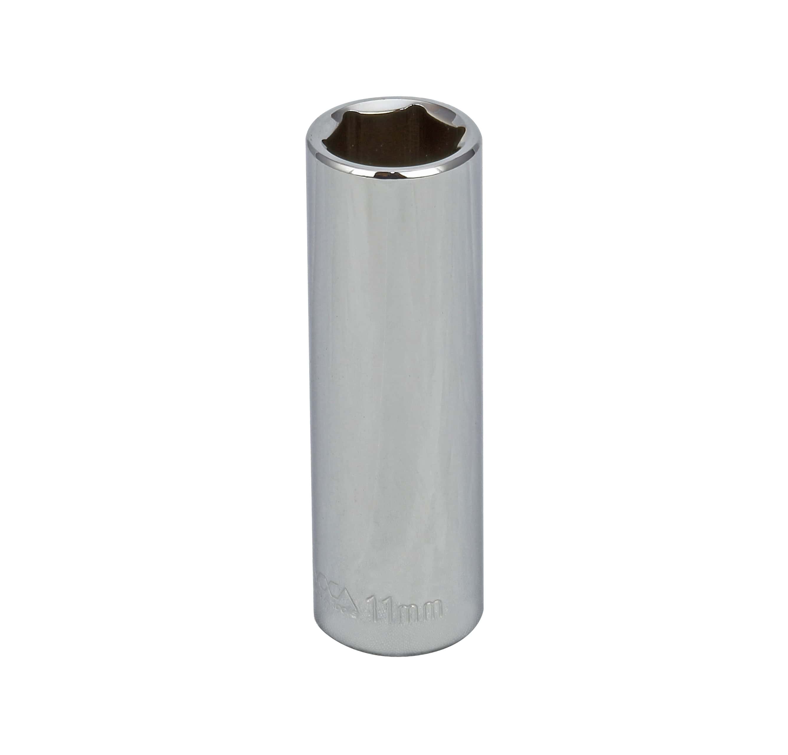 1/4&quot; DRIVE METRIC SOCKET - 11 MM DEEP 6 Point