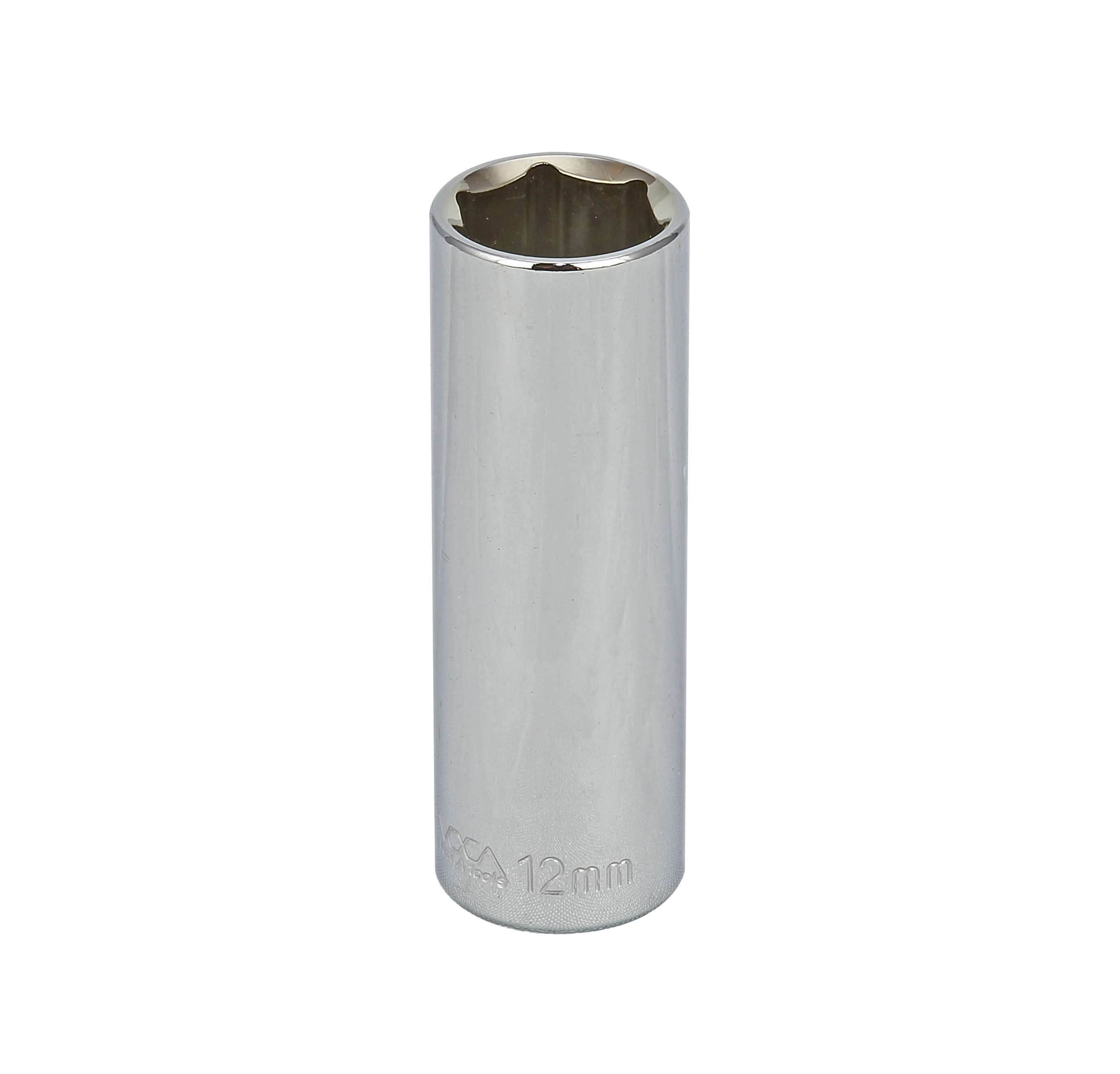 1/4&quot; DRIVE METRIC SOCKET - 12 MM DEEP 6 Point