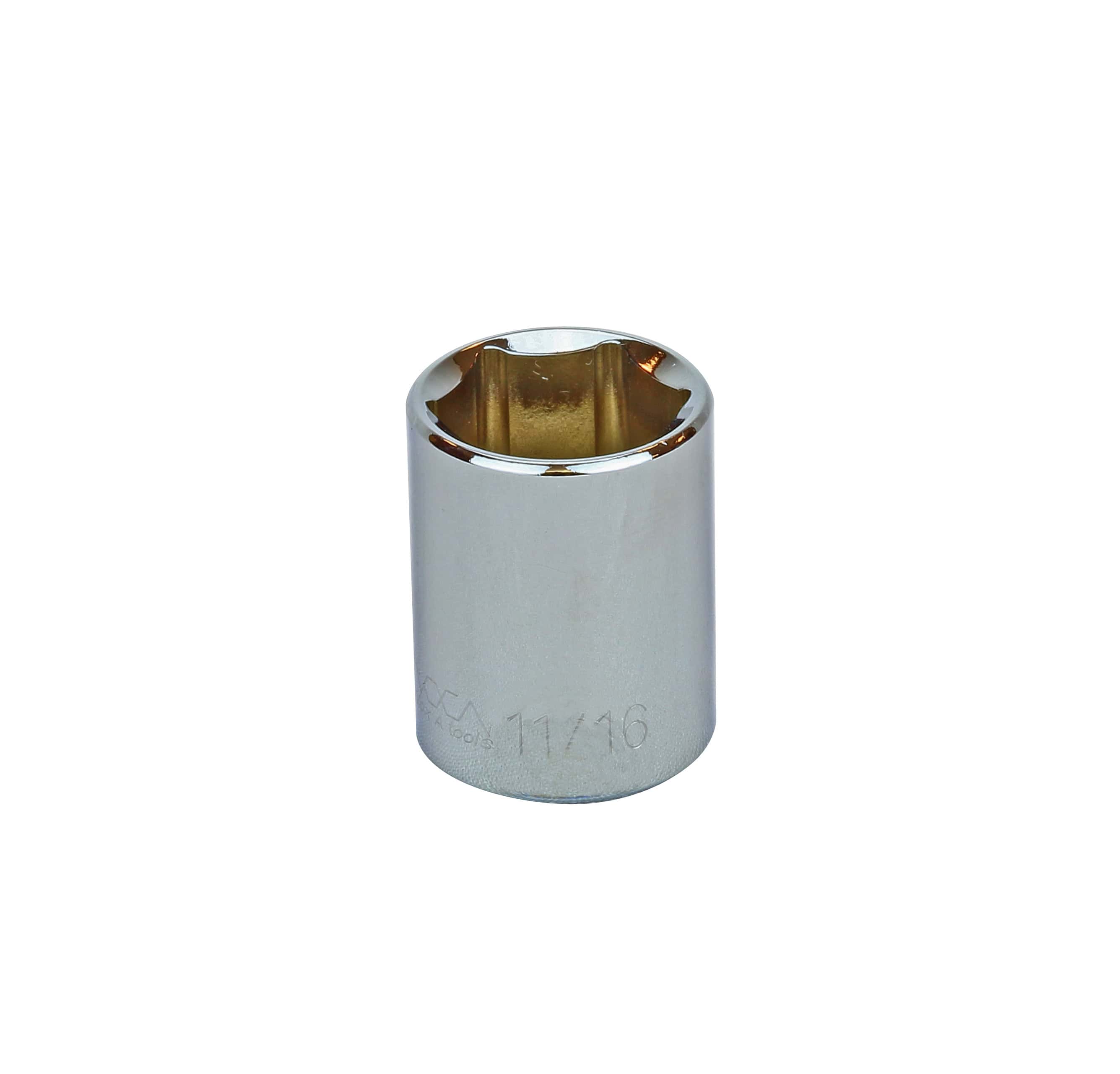 S19022 3/8" DRIVE SAE SOCKET - 11/16" STANDARD 6 Point