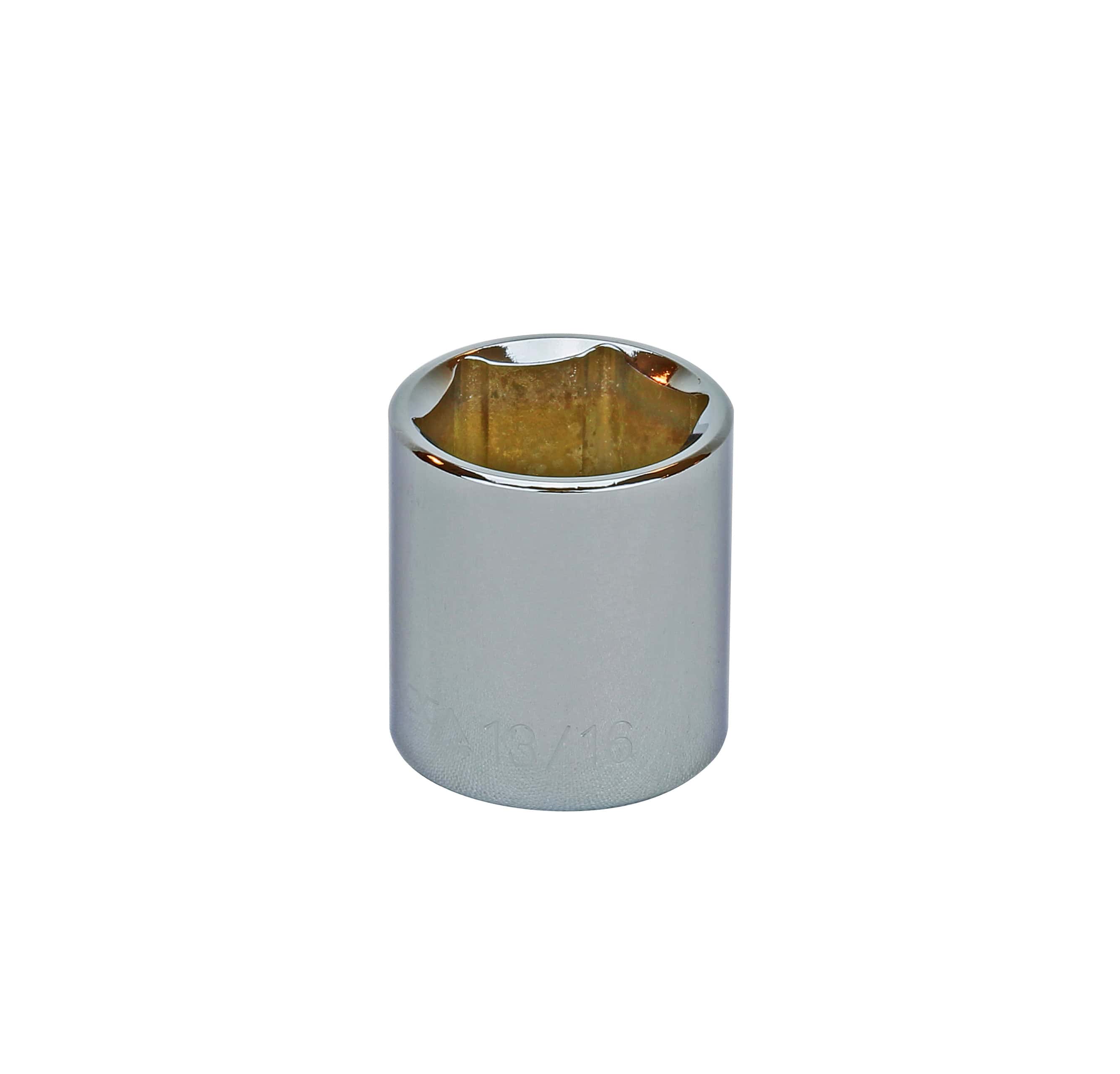 S19026 3/8" DRIVE SAE SOCKET - 13/16" STANDARD 6 Point