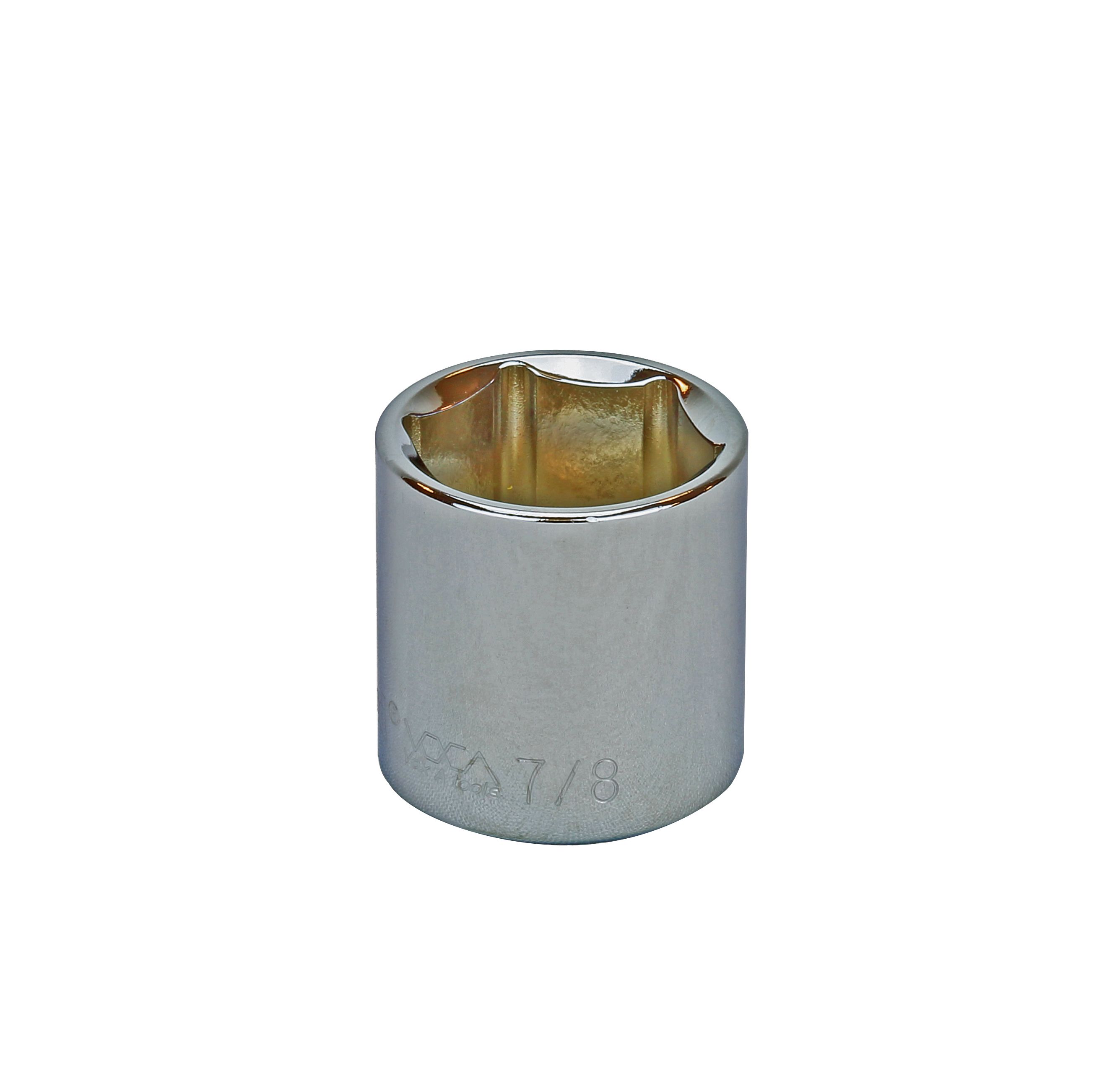 S19028 3/8" DRIVE SAE SOCKET - 7/8" STANDARD 6 Point
