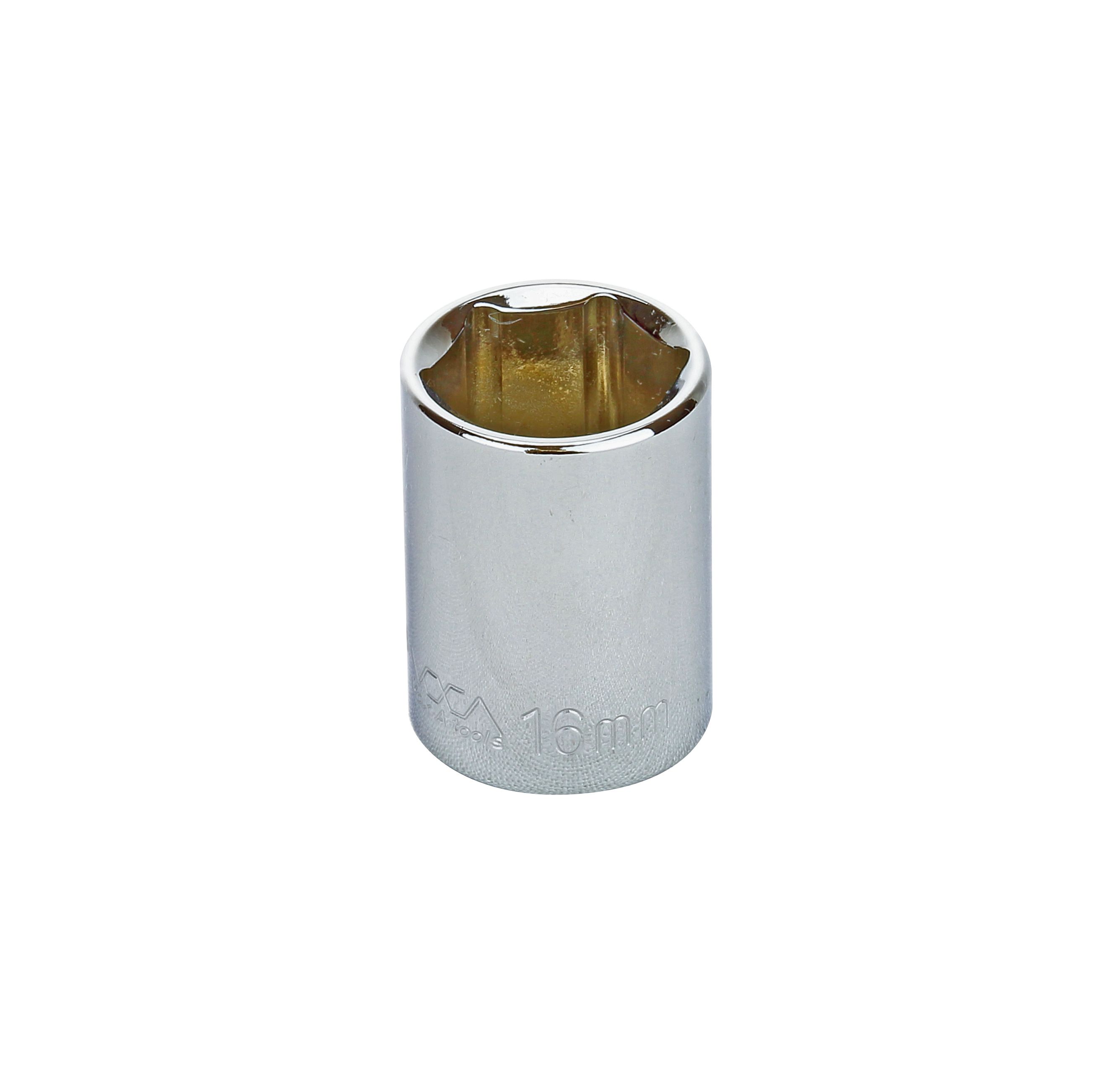 3/8&quot; DRIVE METRIC SOCKET - 16 MM STANDARD 6 Point