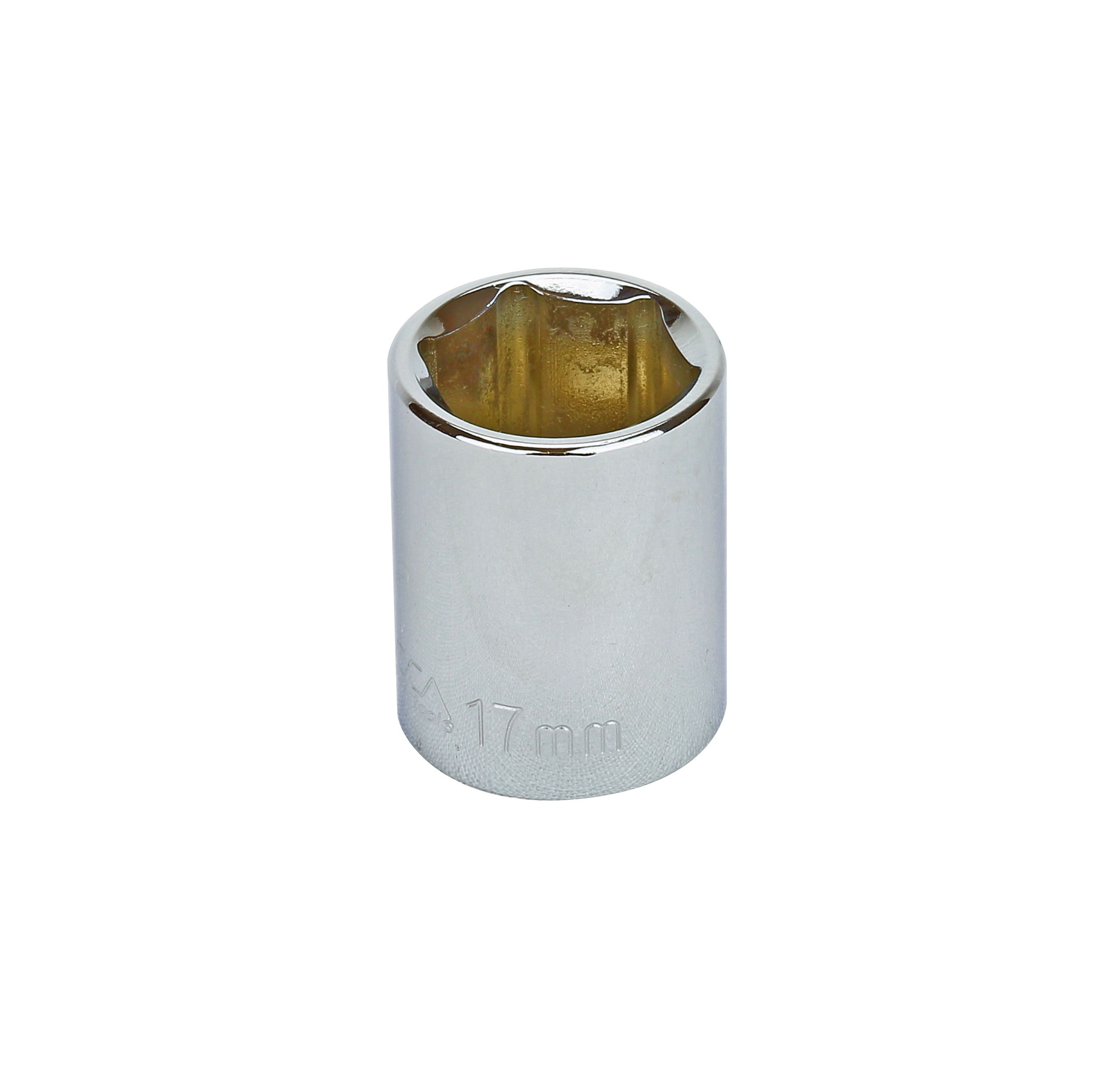 3/8&quot; DRIVE METRIC SOCKET - 17 MM STANDARD 6 Point
