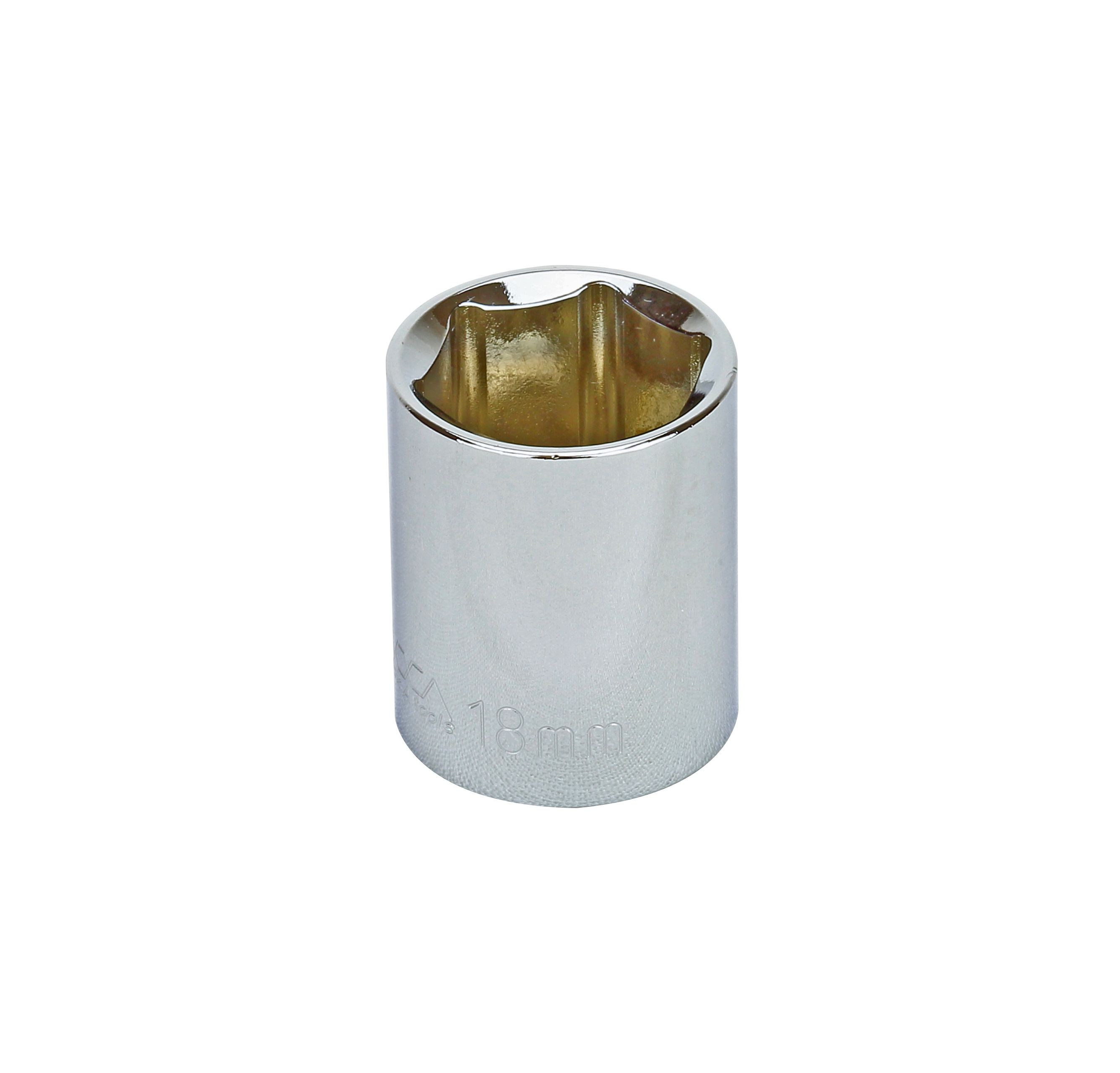 3/8&quot; DRIVE METRIC SOCKET - 18 MM STANDARD 6 Point