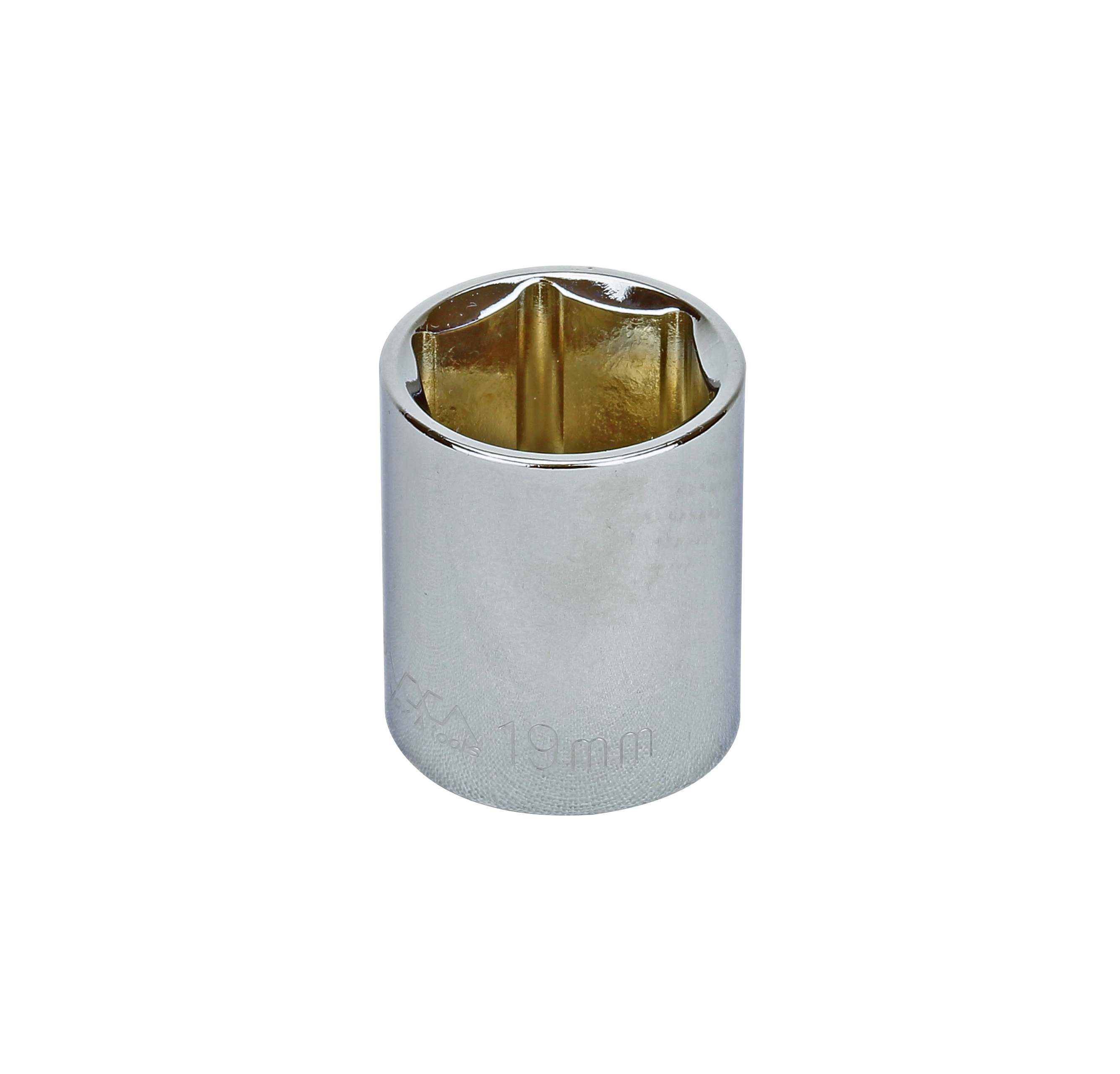 3/8&quot; DRIVE METRIC SOCKET - 19 MM STANDARD 6 Point