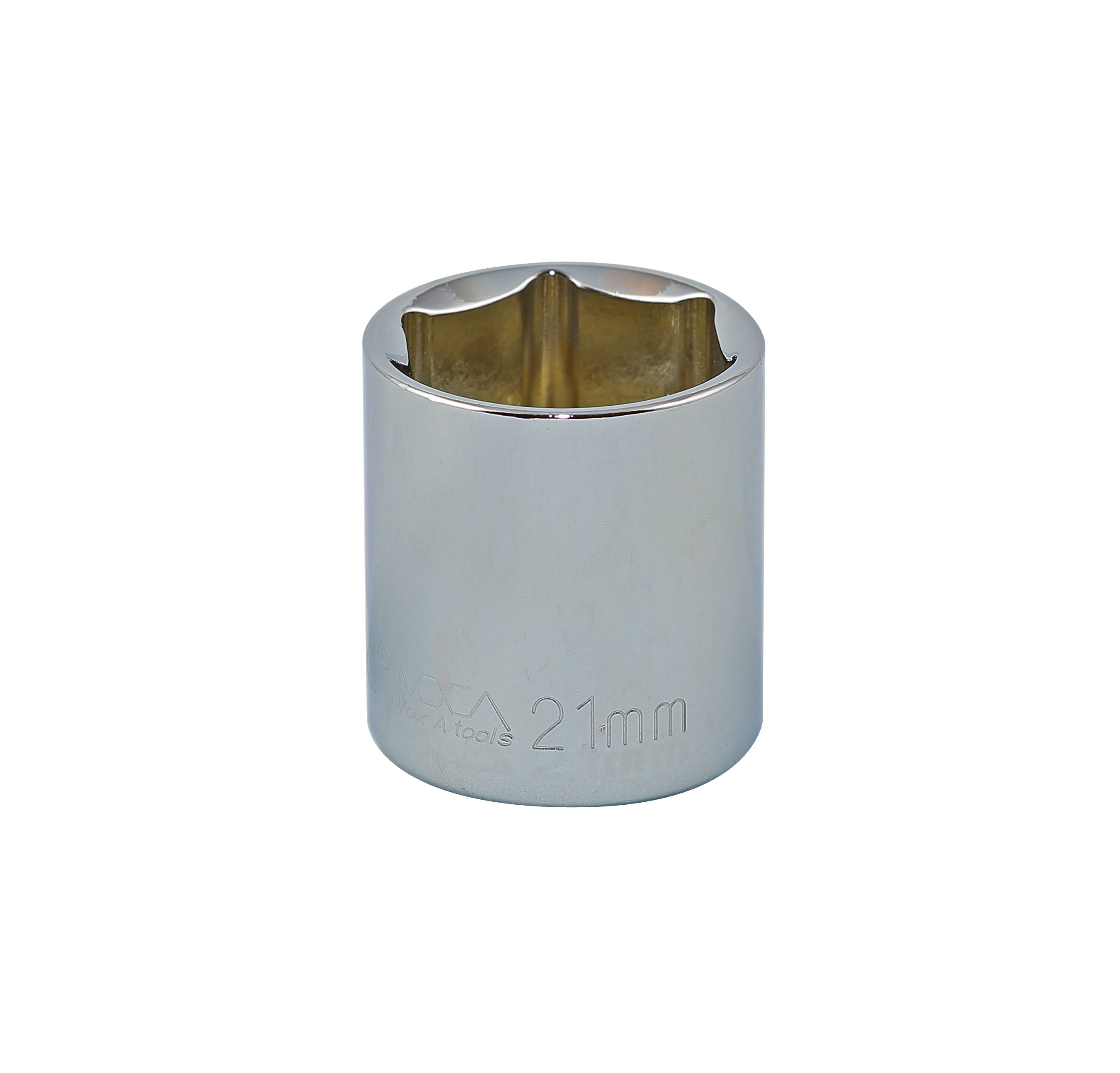 3/8&quot; DRIVE METRIC SOCKET - 21 MM STANDARD 6 Point