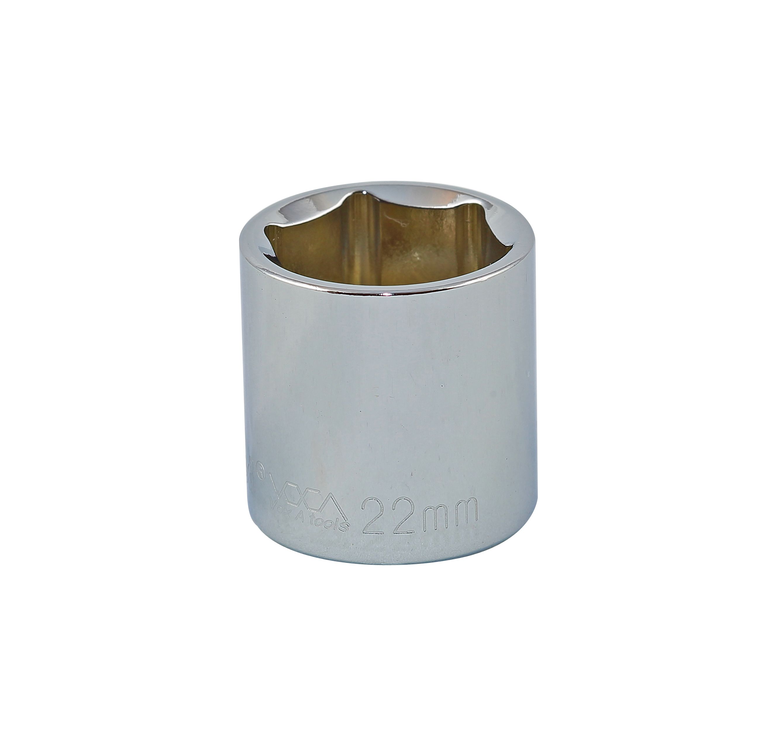 3/8&quot; DRIVE METRIC SOCKET - 22 MM STANDARD 6 Point