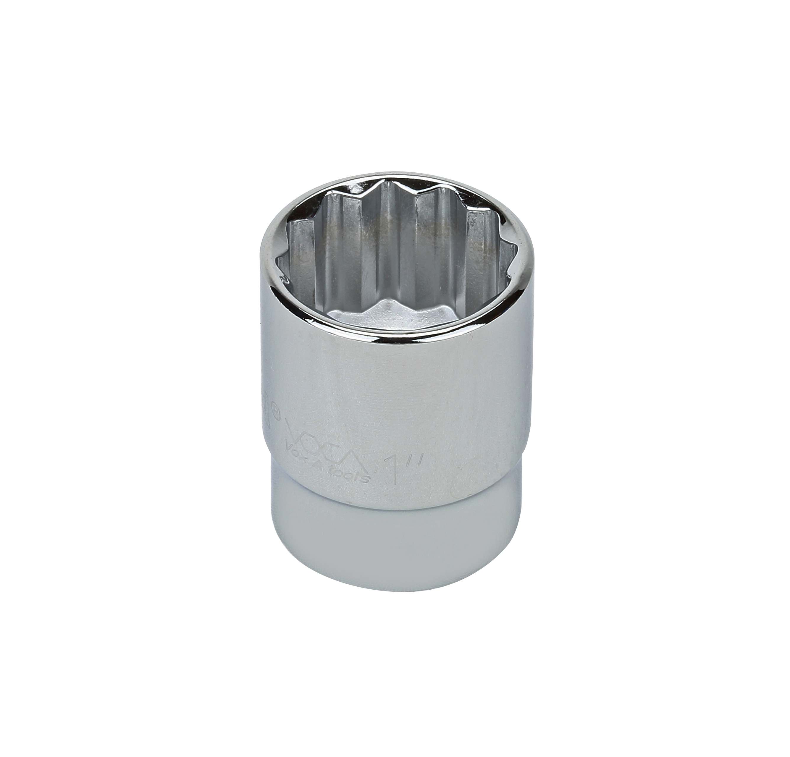 S23232 1/2" DRIVE SAE SOCKET - 1" STANDARD 12 Point