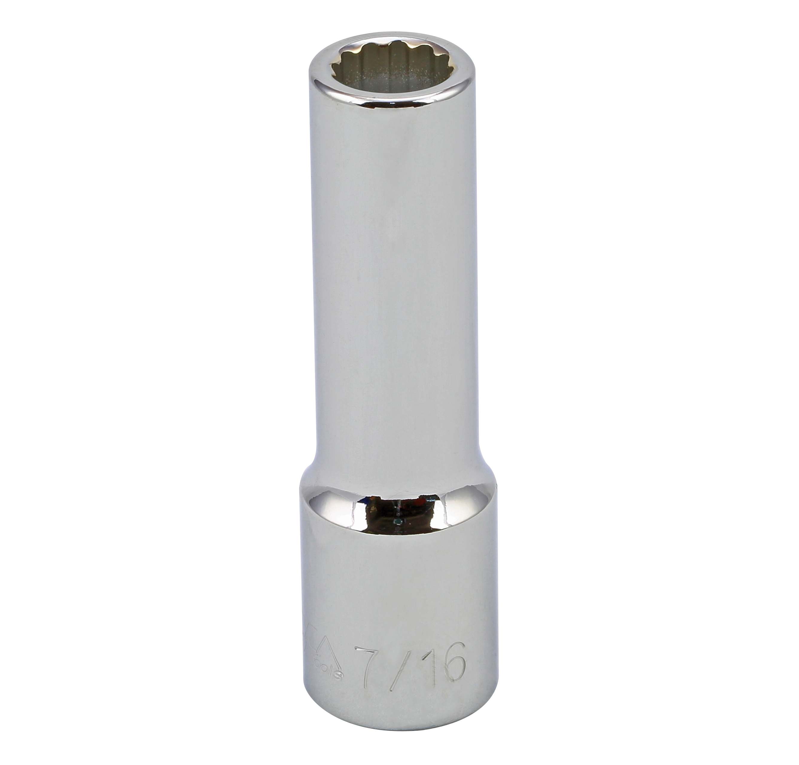 S23314 1/2" DRIVE SAE SOCKET - 7/16" DEEP 12 Point