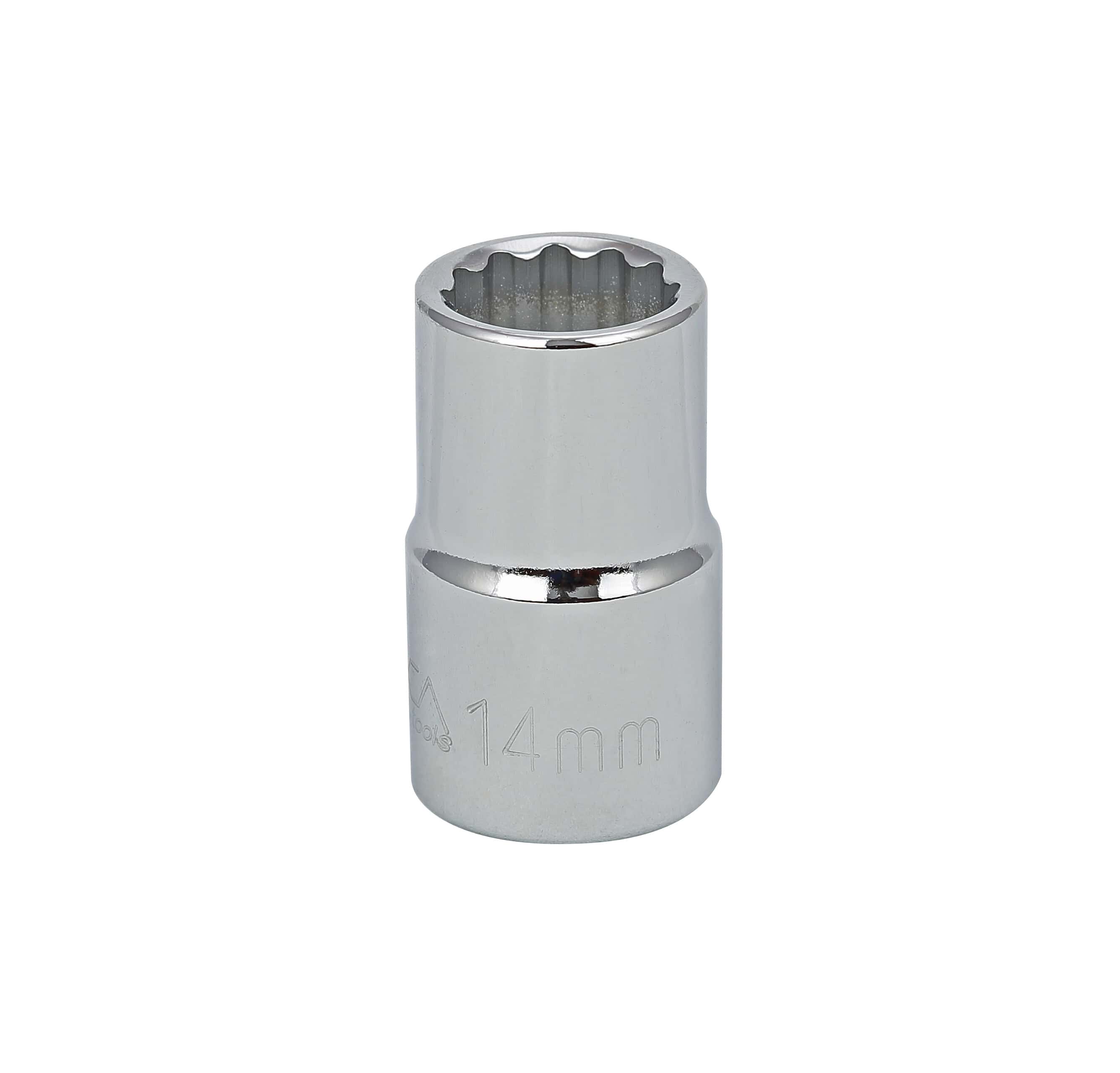 1/2&quot; DRIVE METRIC SOCKET - 14 MM STANDARD 12 Point