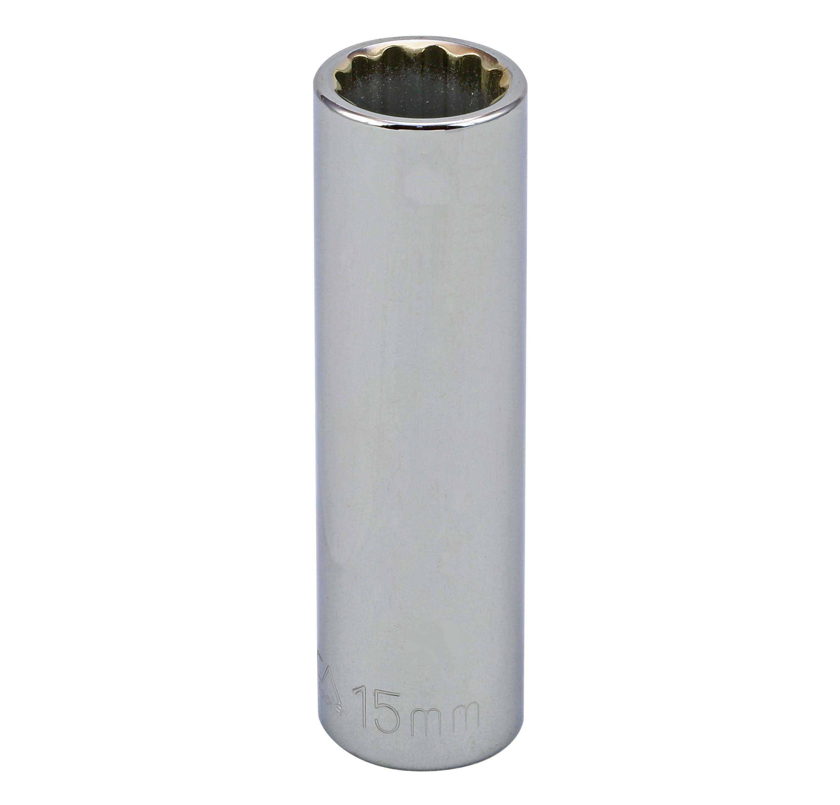 1/2&quot; DRIVE METRIC SOCKET - 15 MM DEEP 12 Point