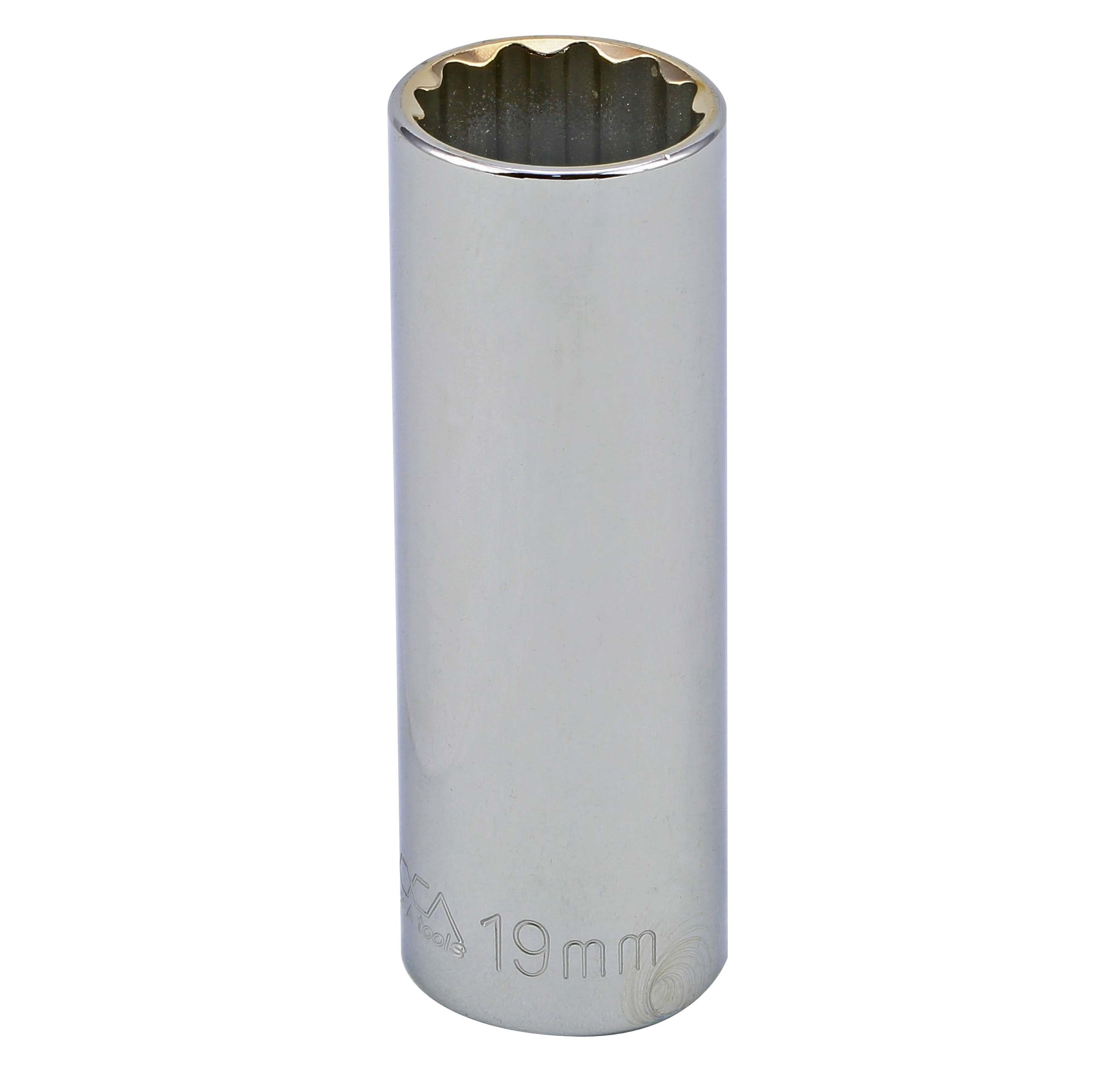 1/2&quot; DRIVE METRIC SOCKET - 19 MM DEEP 12 Point