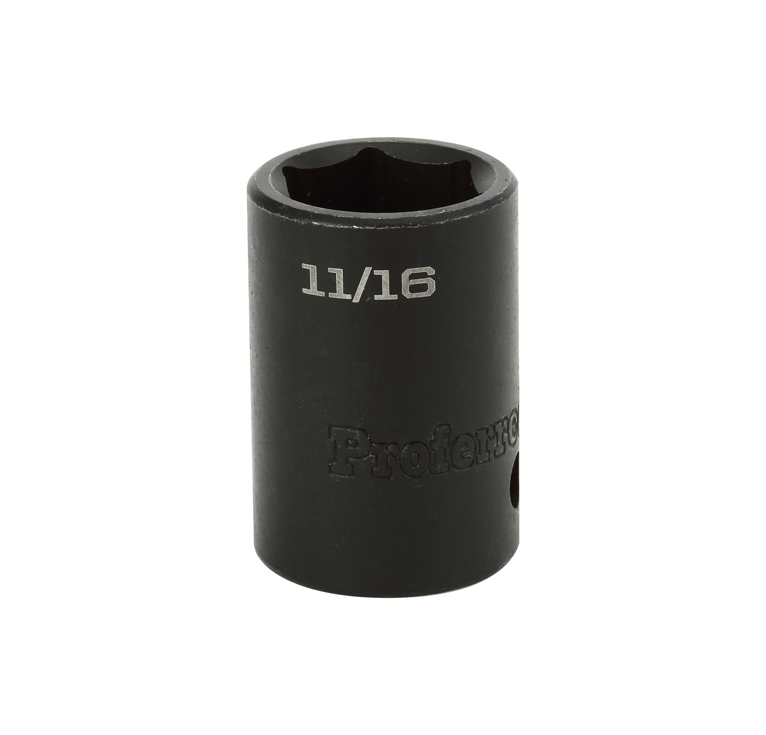 IMPACT 1/2&quot; DRIVE SAE SOCKET - 11/16&quot; IMPACT 6 Point