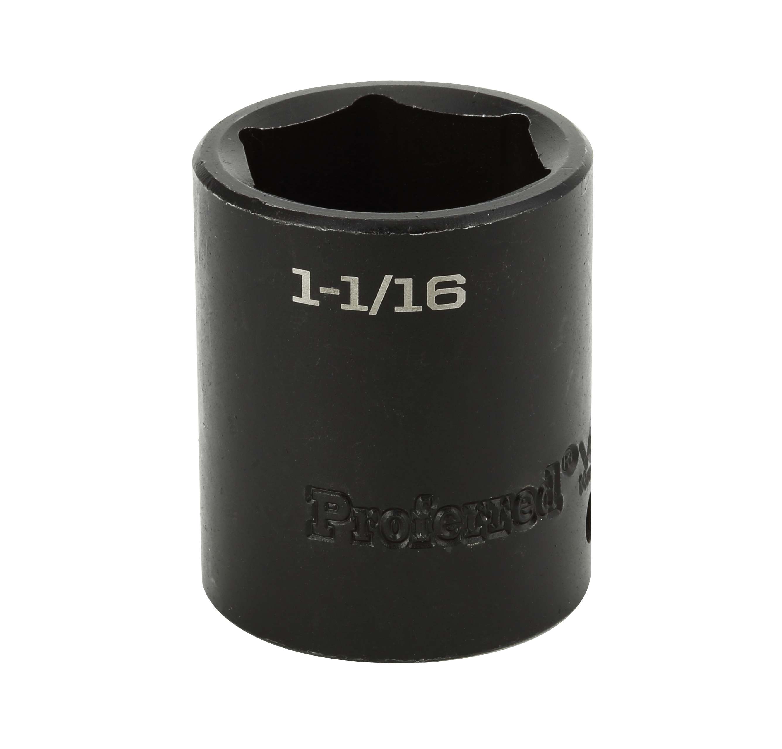 IMPACT 1/2&quot; DRIVE SAE SOCKET - 1 1/16&quot; IMPACT 6 Point