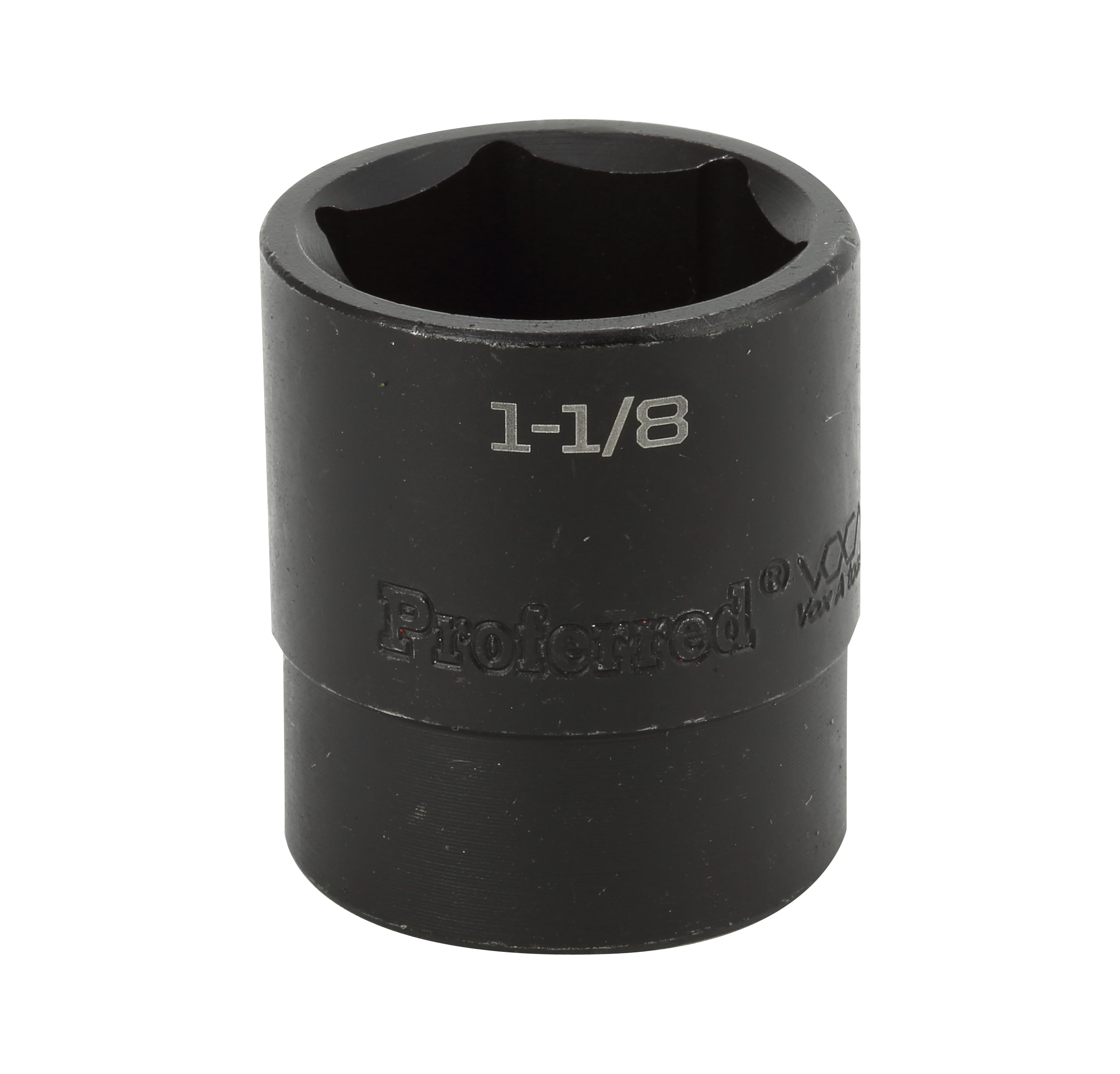 IMPACT 1/2&quot; DRIVE SAE SOCKET - 1 1/8&quot; IMPACT 6 Point