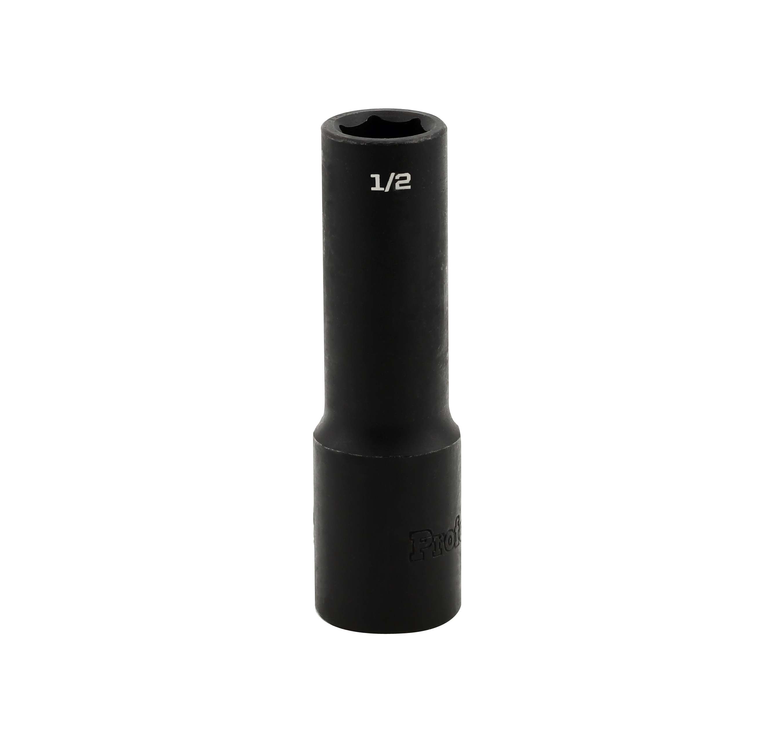 IMPACT 1/2&quot; DRIVE SAE SOCKET - 1/2&quot; DEEP IMPACT 6 Point