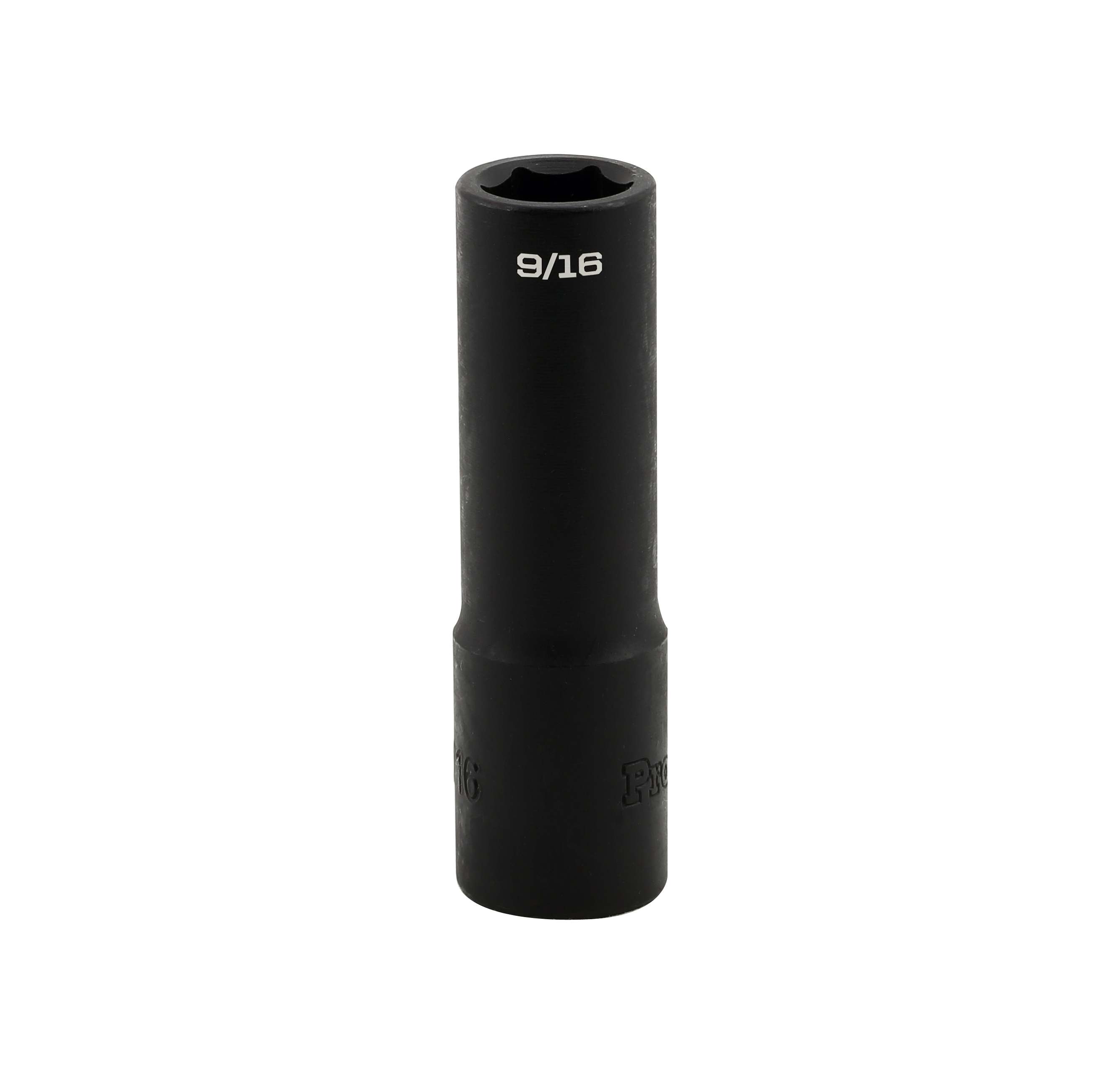 IMPACT 1/2&quot; DRIVE SAE SOCKET - 9/16&quot; DEEP IMPACT 6 Point