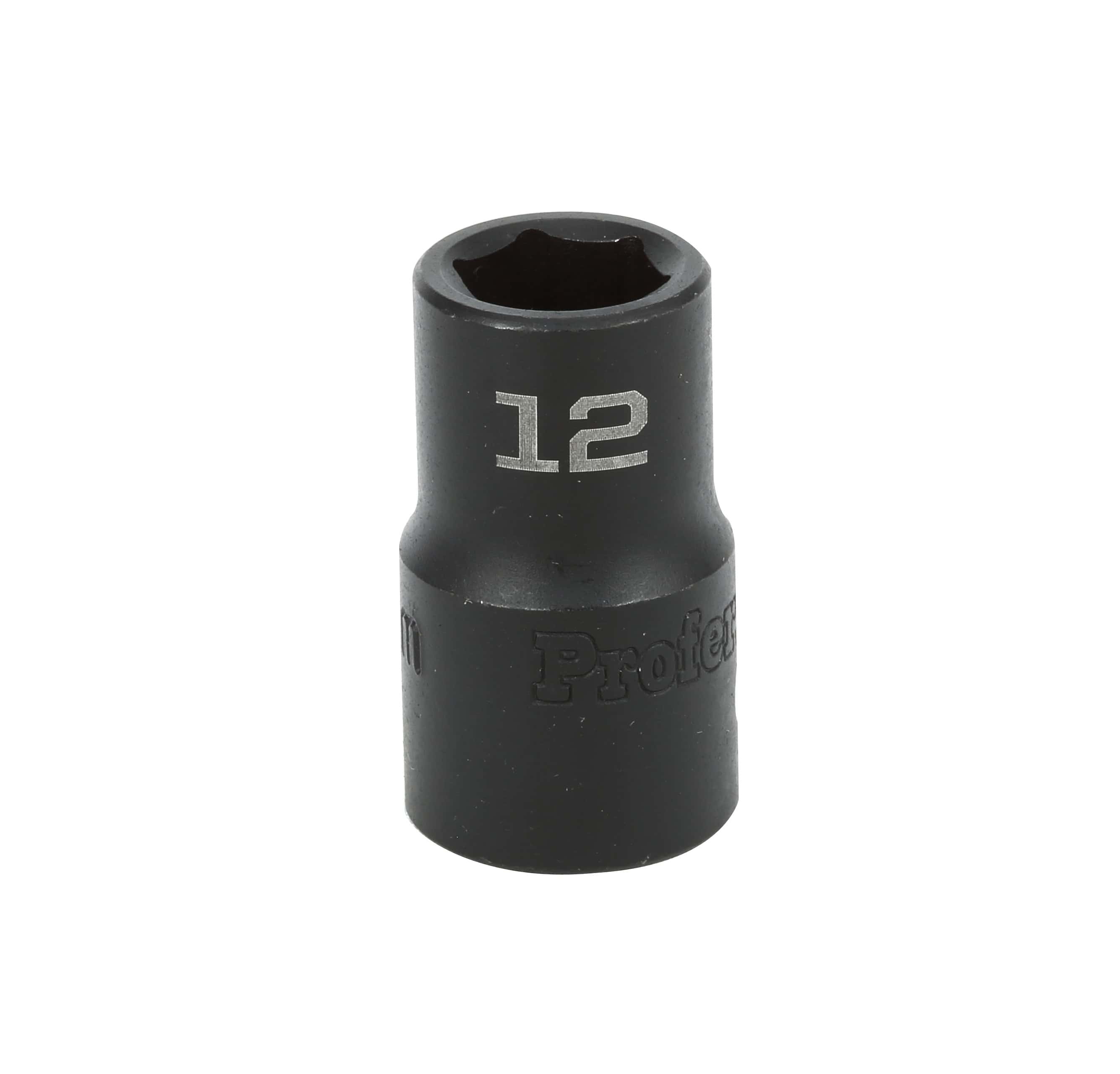 S33012 IMPACT 1/2" DRIVE METRIC SOCKET - 12 MM IMPACT 6 Point