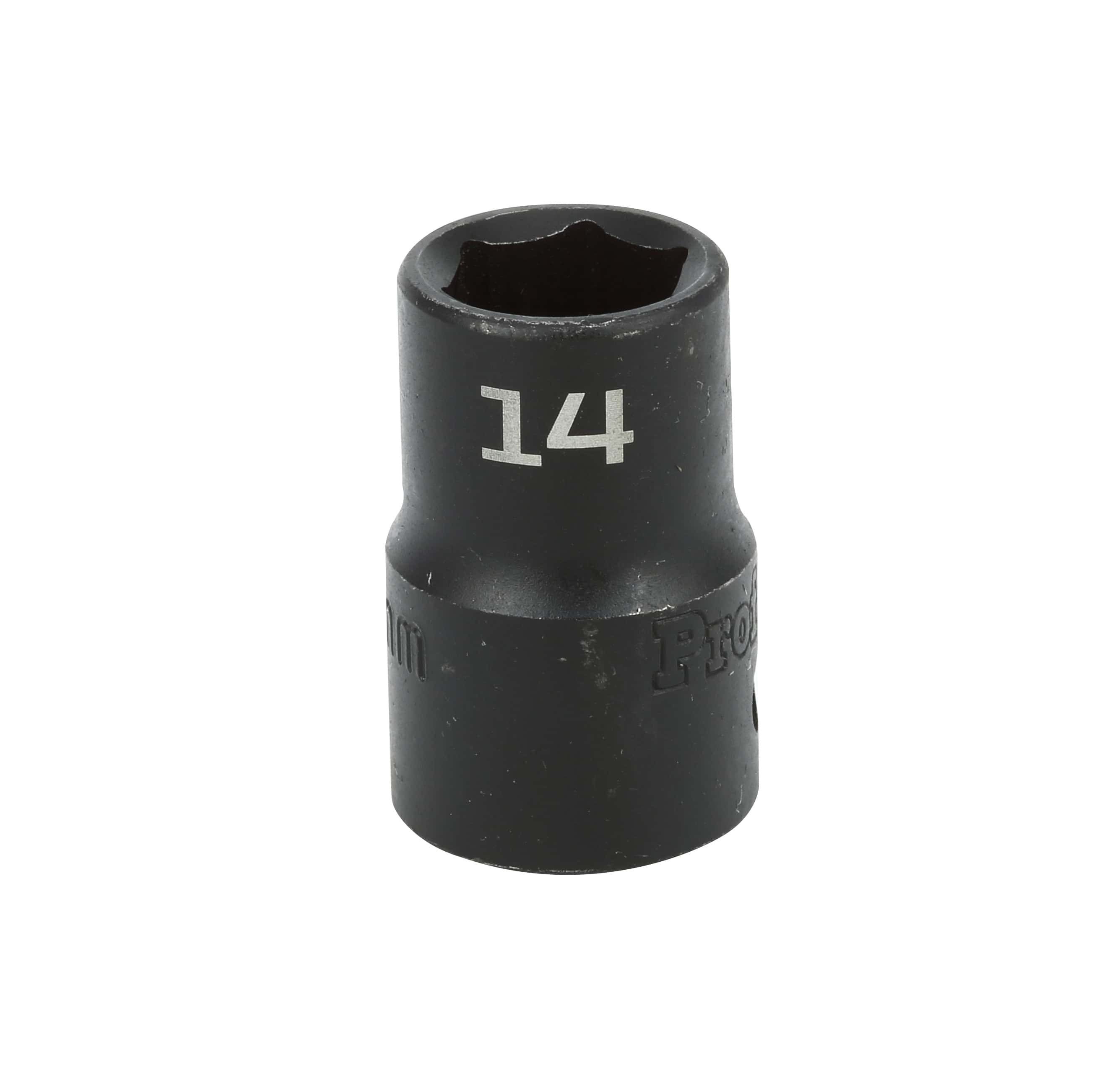 S33014 IMPACT 1/2" DRIVE METRIC SOCKET - 14 MM IMPACT 6 Point