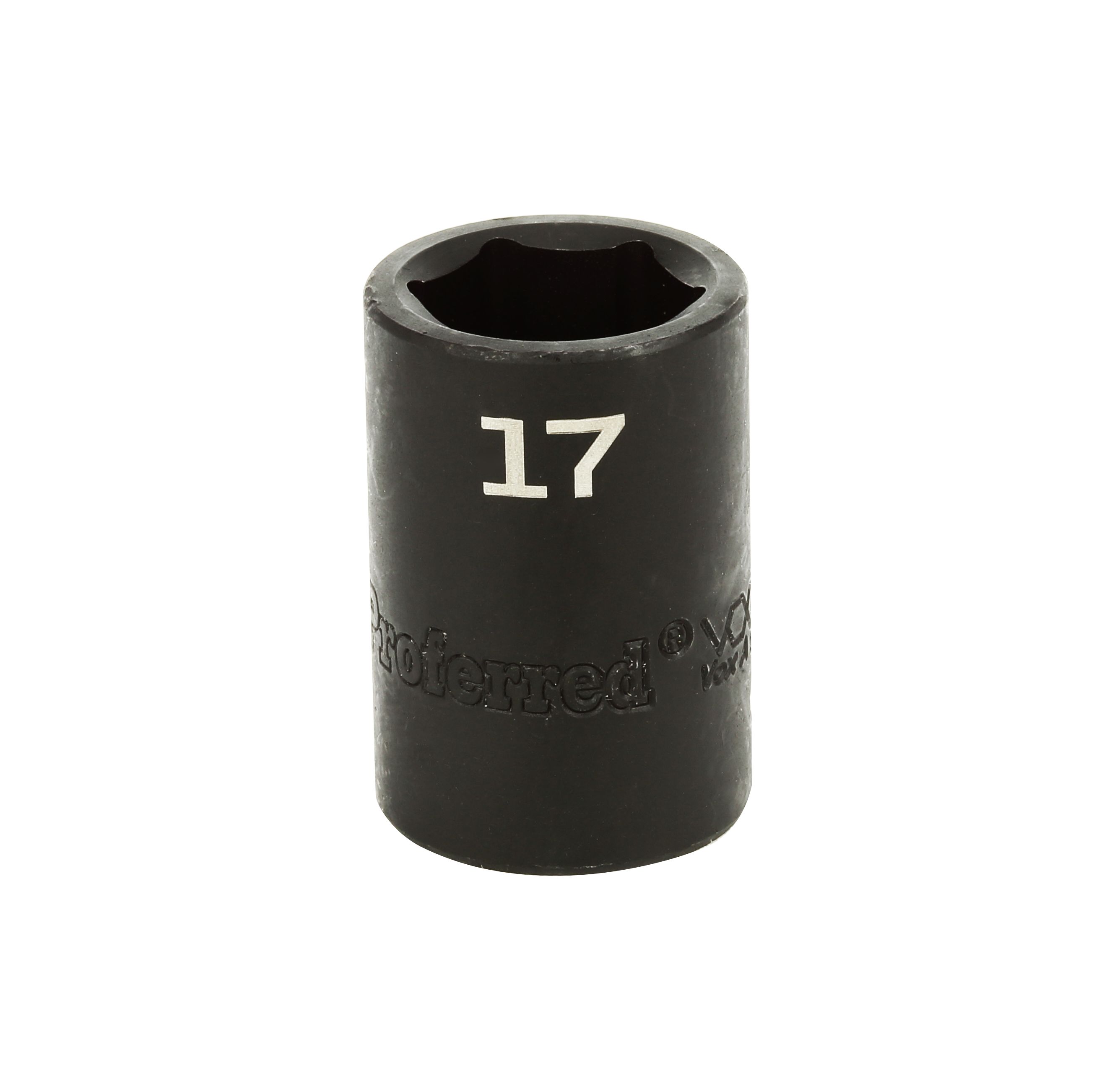 S33017 IMPACT 1/2" DRIVE METRIC SOCKET - 17 MM IMPACT 6 Point