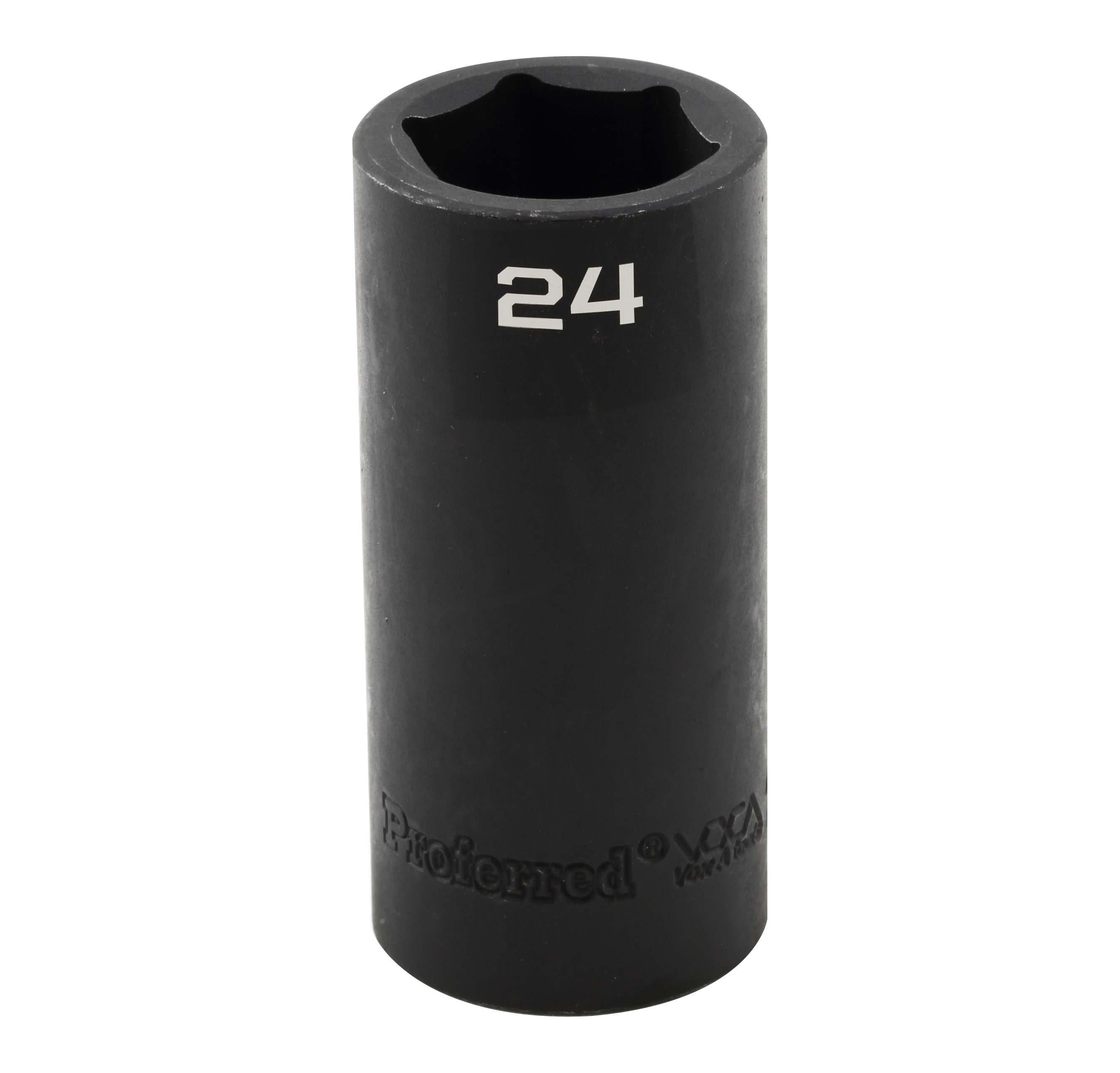 S33124 IMPACT 1/2" DRIVE METRIC SOCKET - 24 MM DEEP IMPACT 6 Point