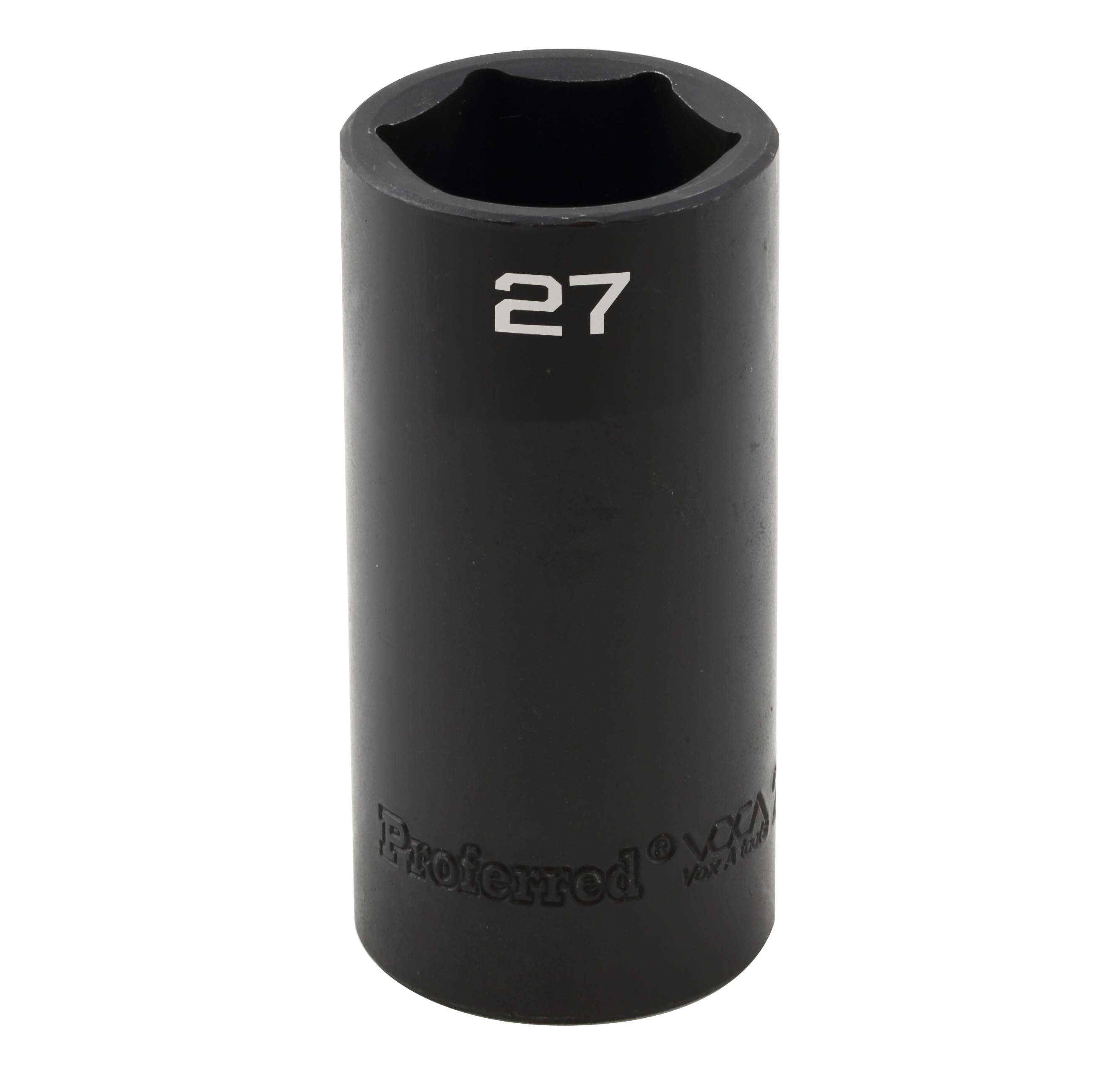 S33127 IMPACT 1/2" DRIVE METRIC SOCKET - 27 MM DEEP IMPACT 6 Point