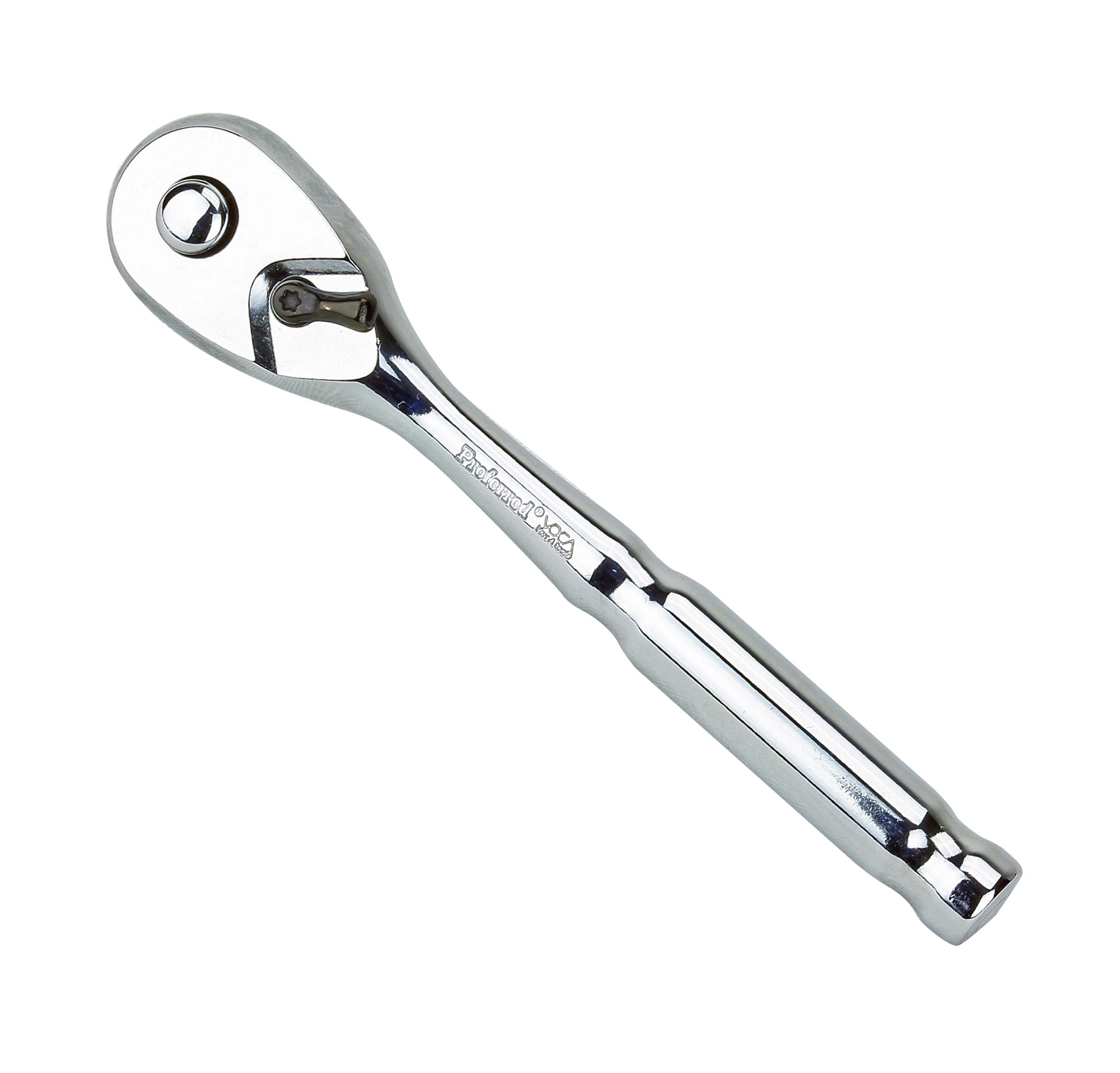 S40001 PEAR RATCHET HANDLE (NO MARK) - 1/4" Drive (72 Teeth) 4.5" HANDLE