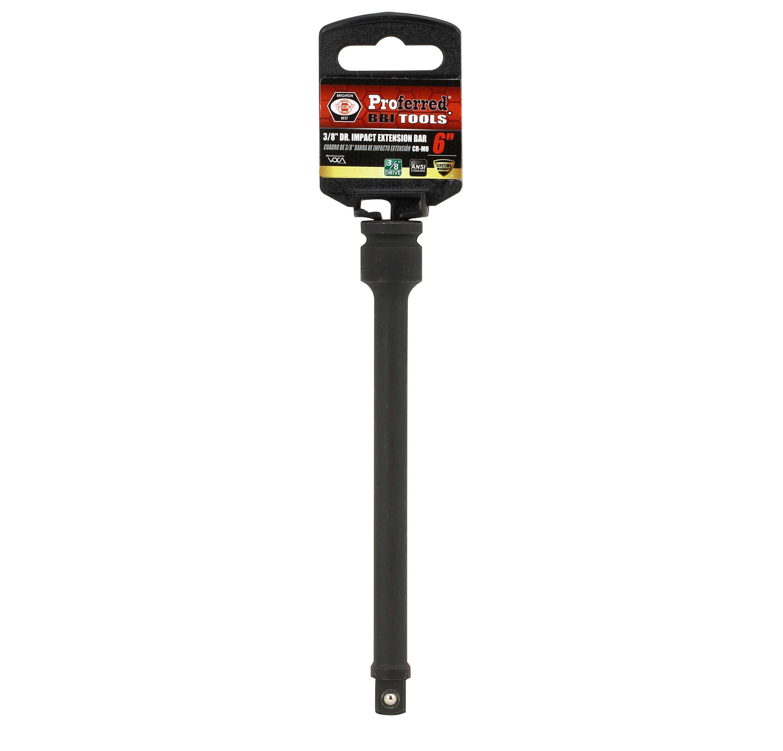 DRIVE IMPACT EXTENSION BAR - 3/8&quot; Drive,6&quot;