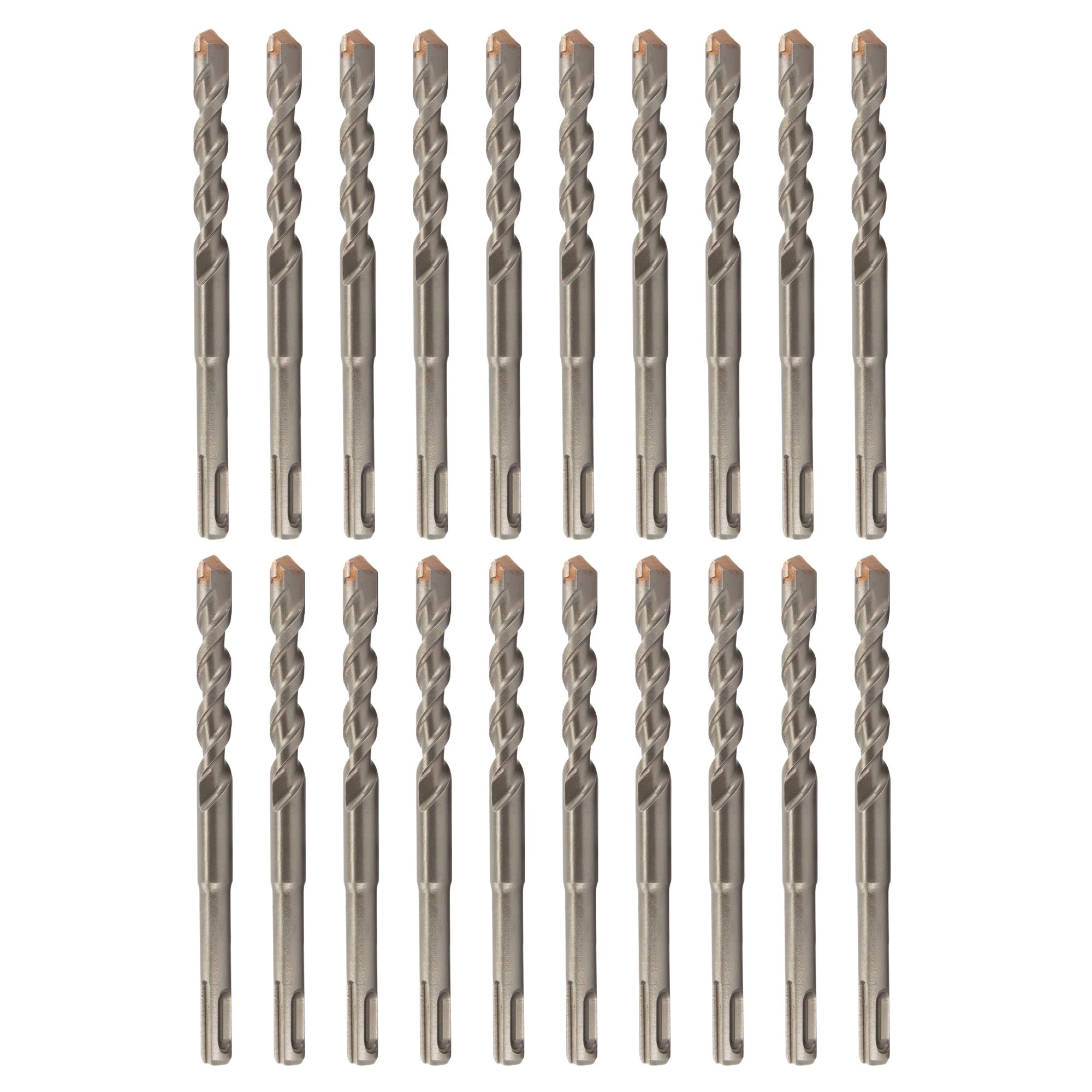 3/8" x 6-1/4" PRO Series SDS-Plus 4-Cut Tip Hammer Bit Drill Bit (Pack of 20)
