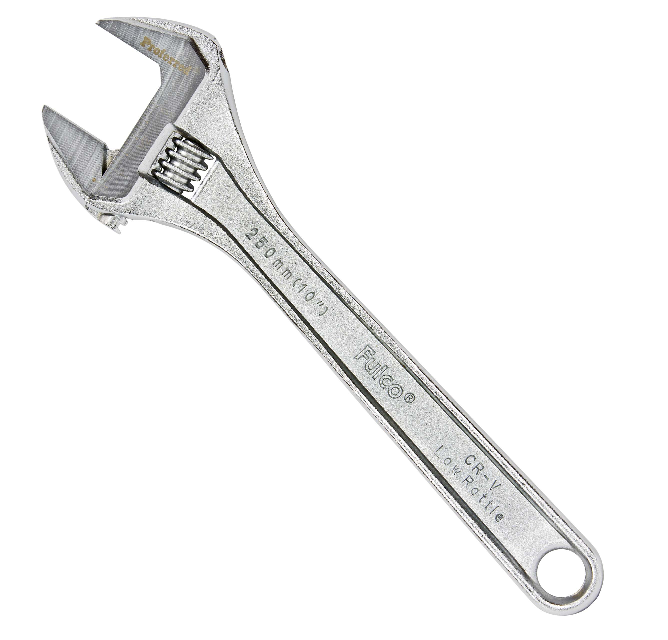 T05054 PROFERRED STANDARD ADJUSTABLE WRENCH, CHROME FINISH - 10",CHROME