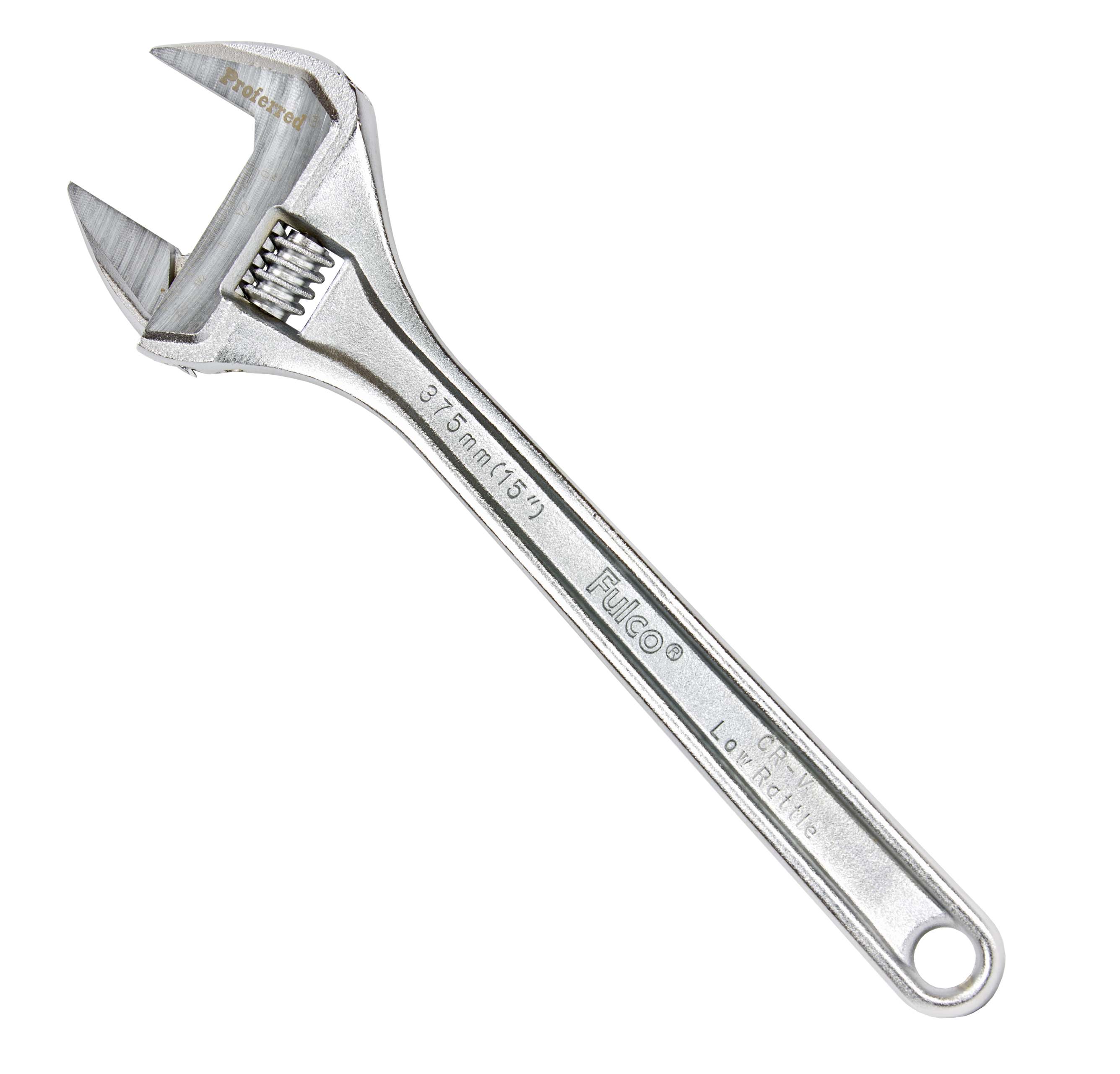 T05056 PROFERRED STANDARD ADJUSTABLE WRENCH, CHROME FINISH - 15",CHROME