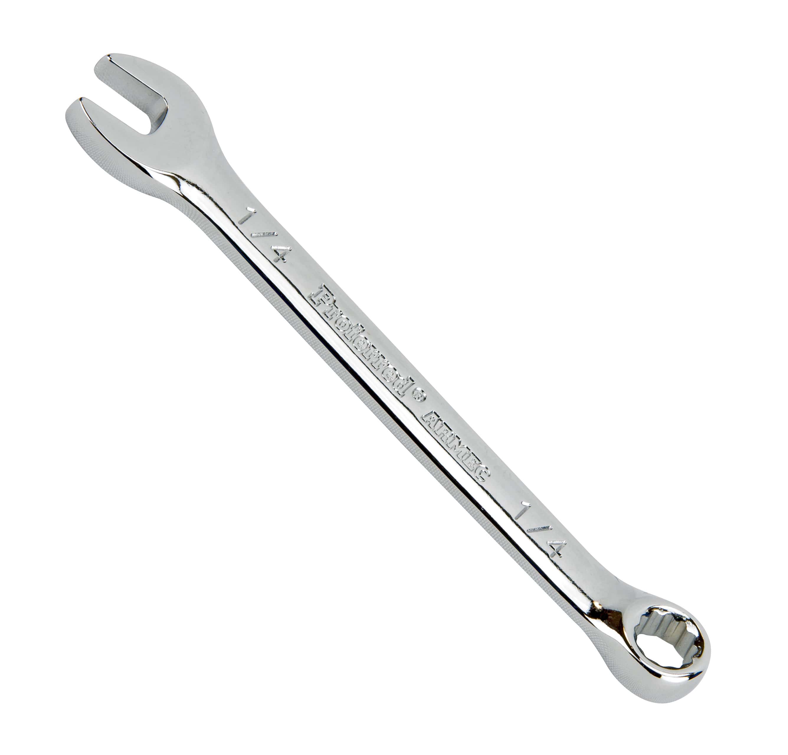 PROFERRED COMBINATION WRENCH - 1/4&quot; CHROME FINISH
