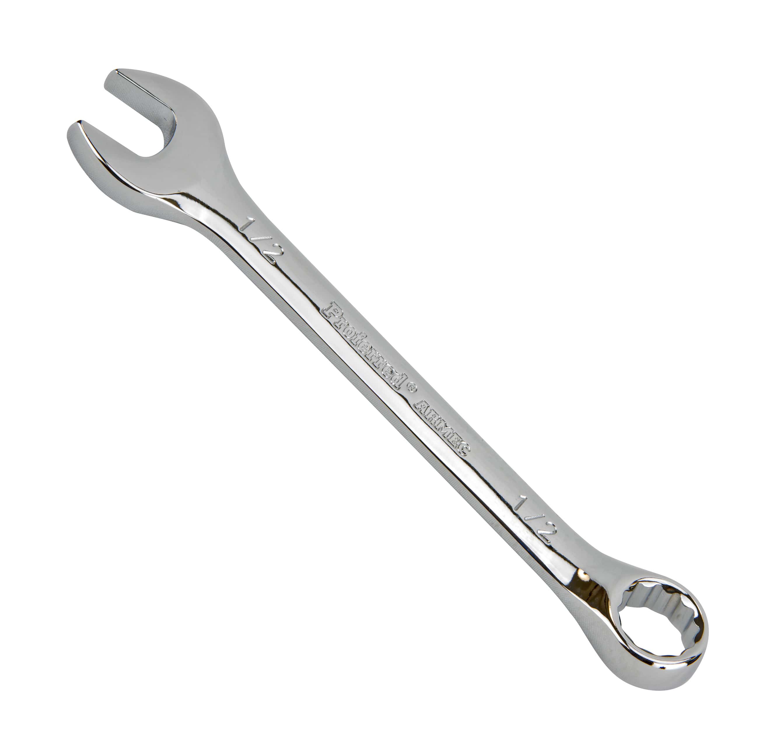 PROFERRED COMBINATION WRENCH - 1/2&quot; CHROME FINISH