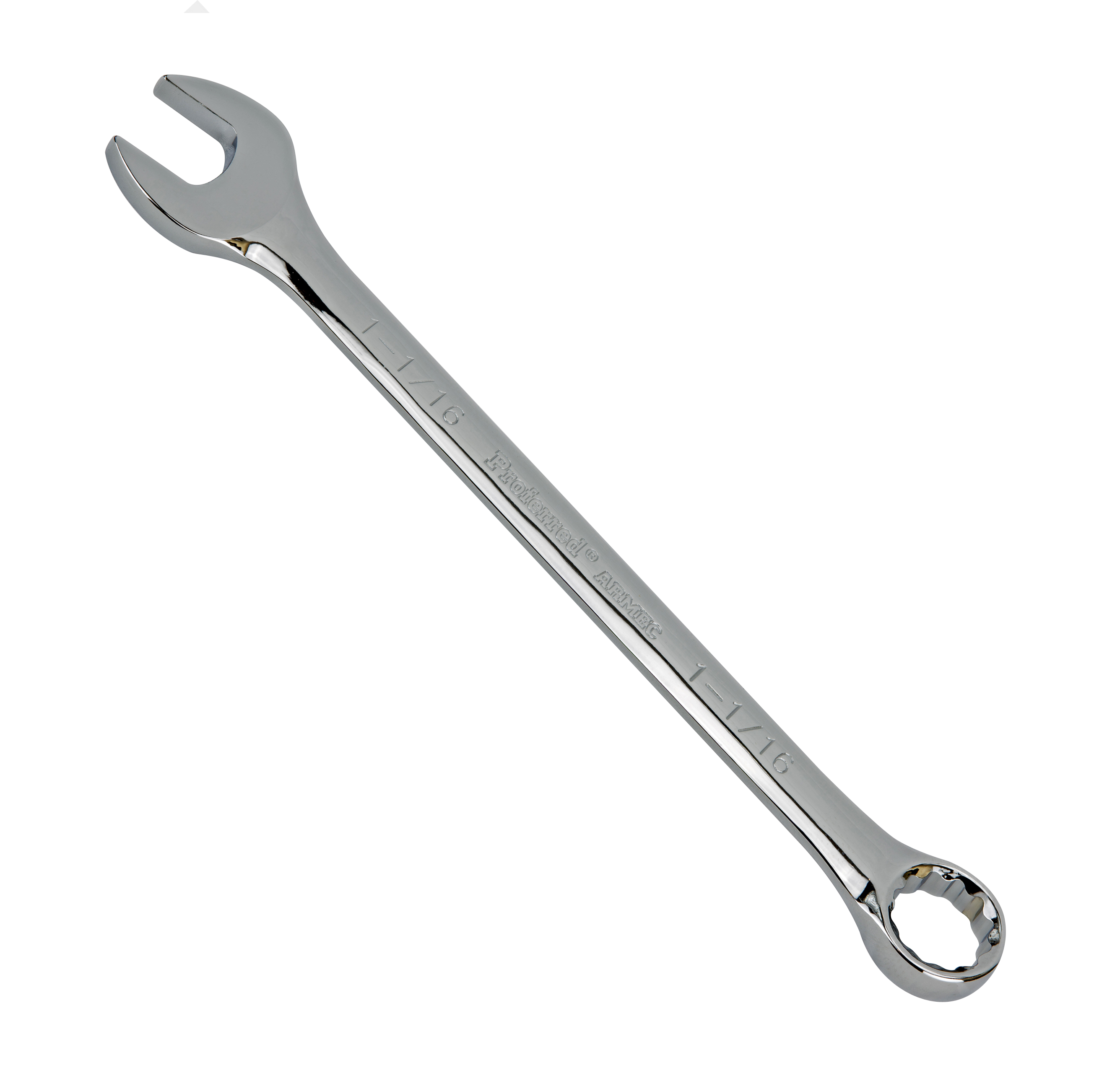 PROFERRED COMBINATION WRENCH - 1 1/16&quot; CHROME FINISH