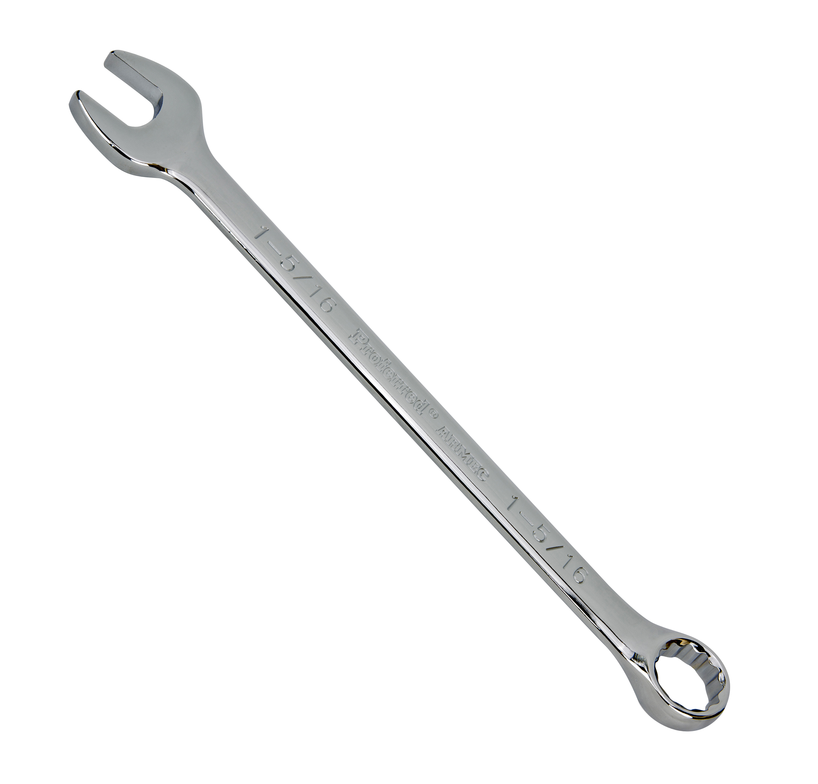 PROFERRED COMBINATION WRENCH - 1 1/8&quot; CHROME FINISH
