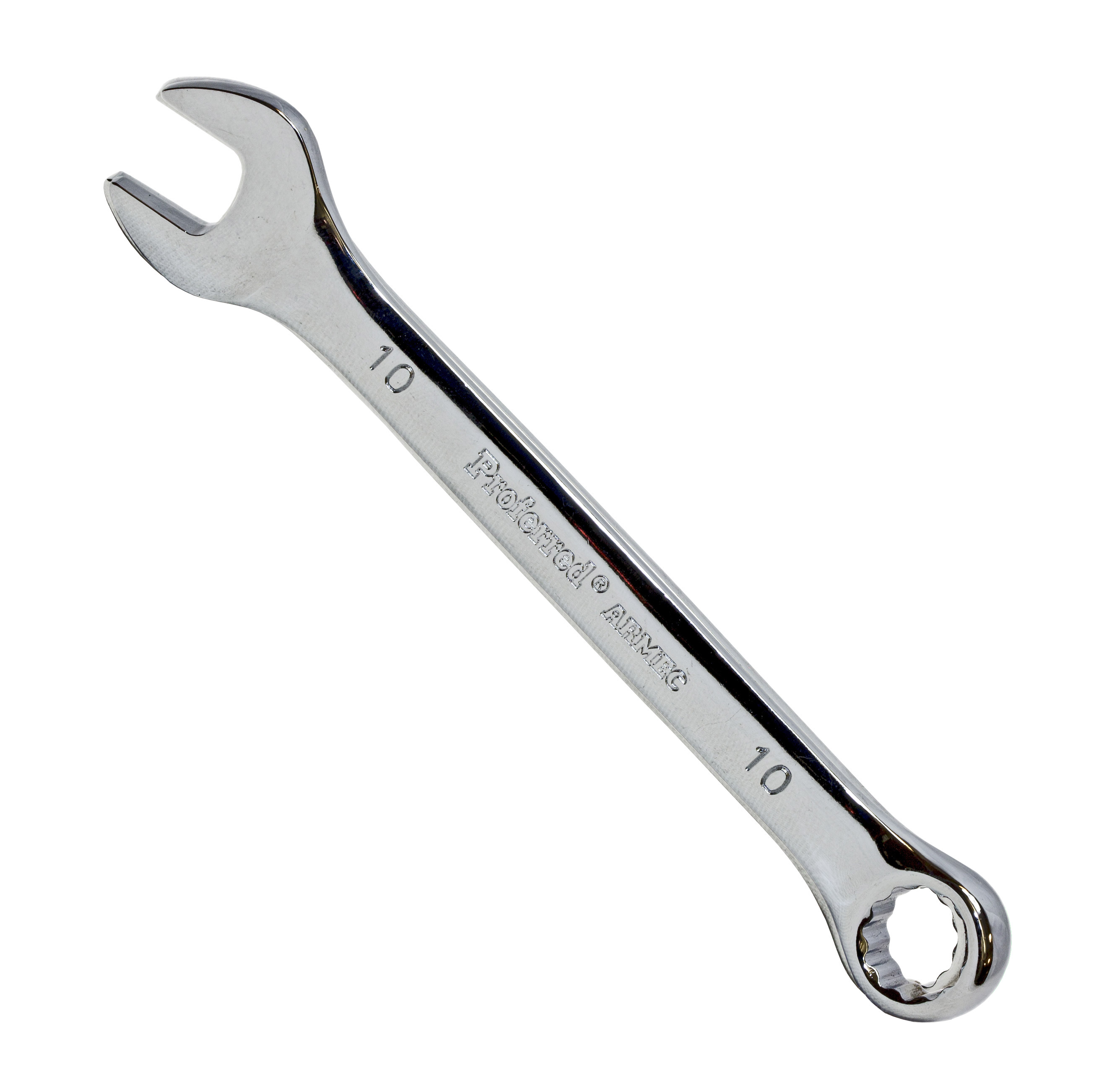 PROFERRED COMBINATION WRENCH, CHROME FINISH - 10MM (3/8&quot;) CHROME FINISH