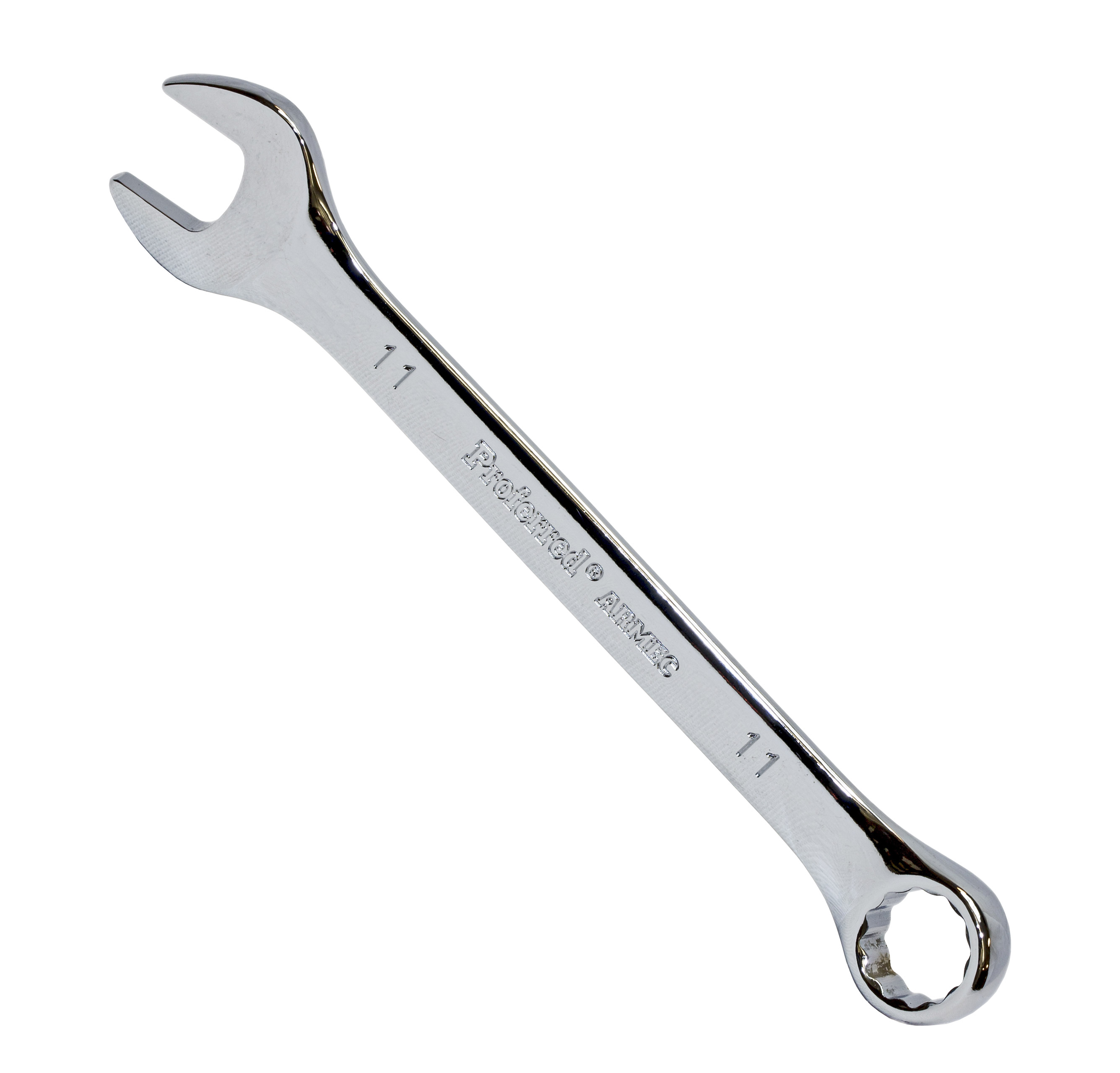 PROFERRED COMBINATION WRENCH, CHROME FINISH - 11MM (7/16&quot;) CHROME FINISH