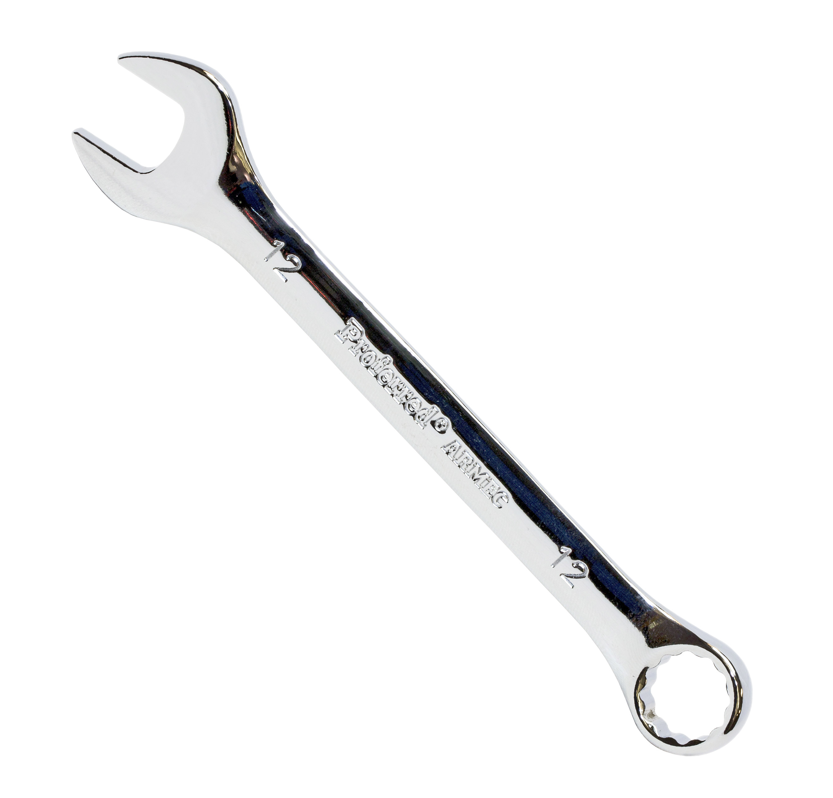 PROFERRED COMBINATION WRENCH, CHROME FINISH - 12MM CHROME FINISH