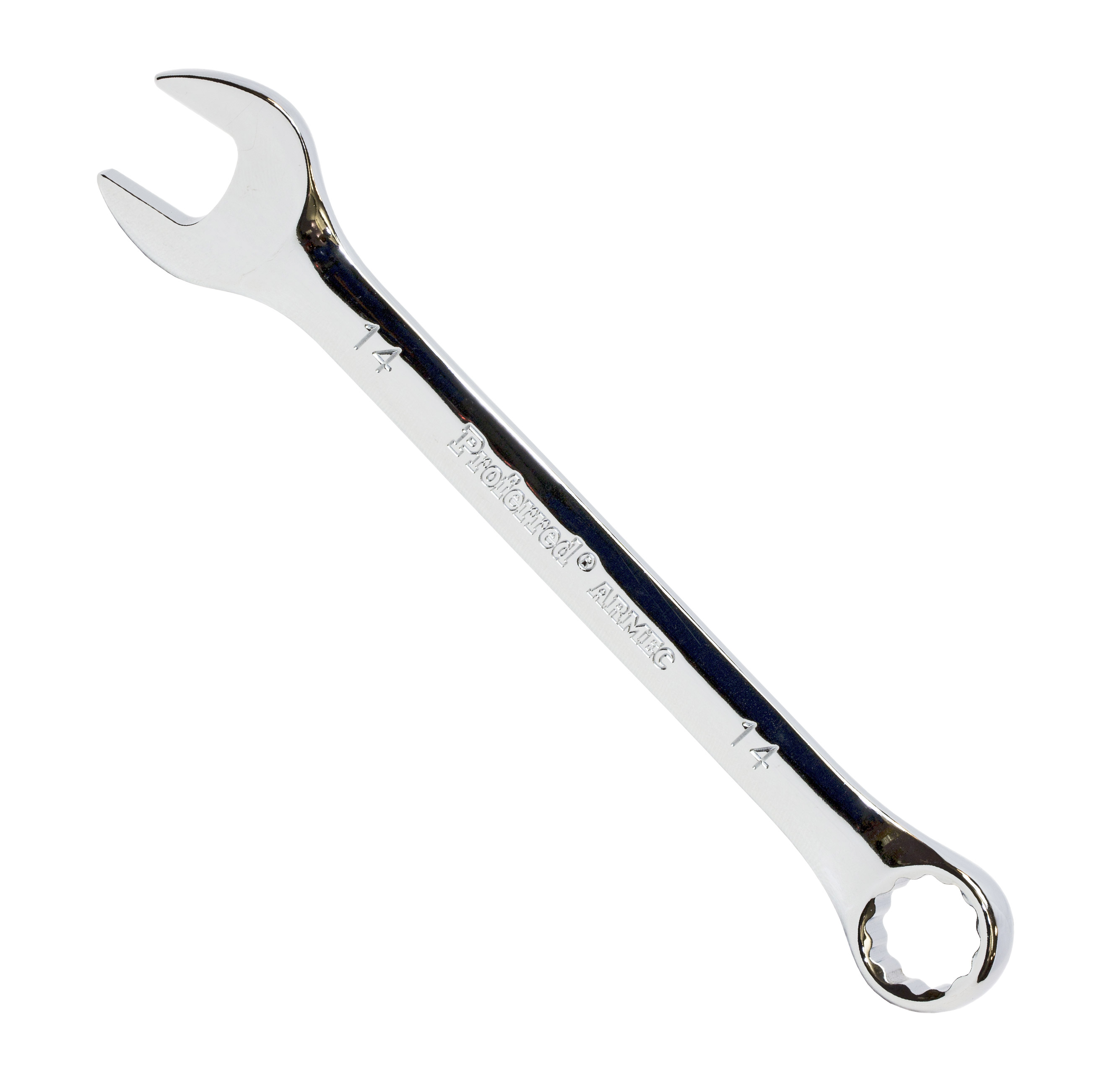 PROFERRED COMBINATION WRENCH, CHROME FINISH - 14MM (9/16&quot;) CHROME FINISH