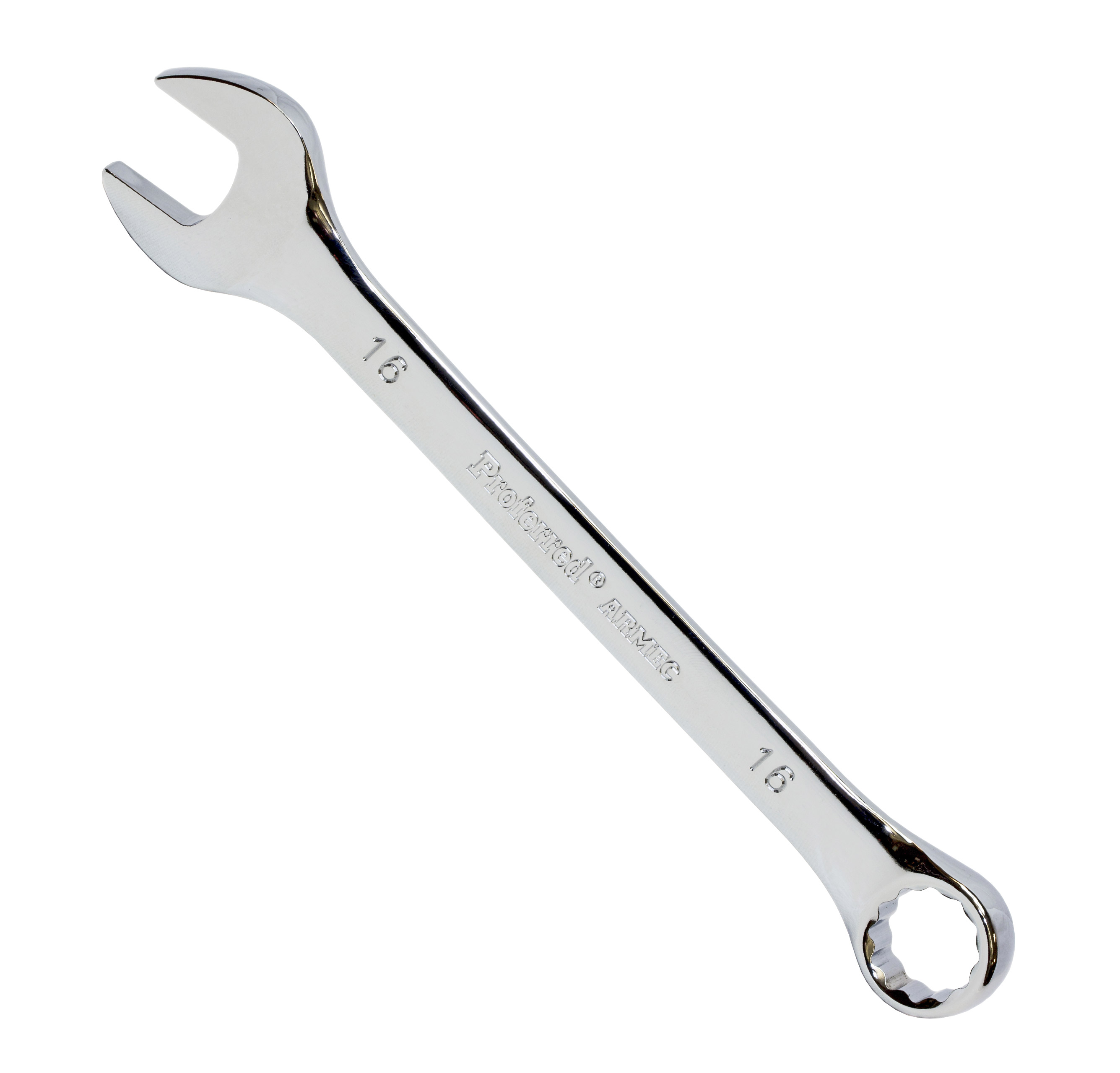 PROFERRED COMBINATION WRENCH, CHROME FINISH - 16MM (5/8&quot;) CHROME FINISH