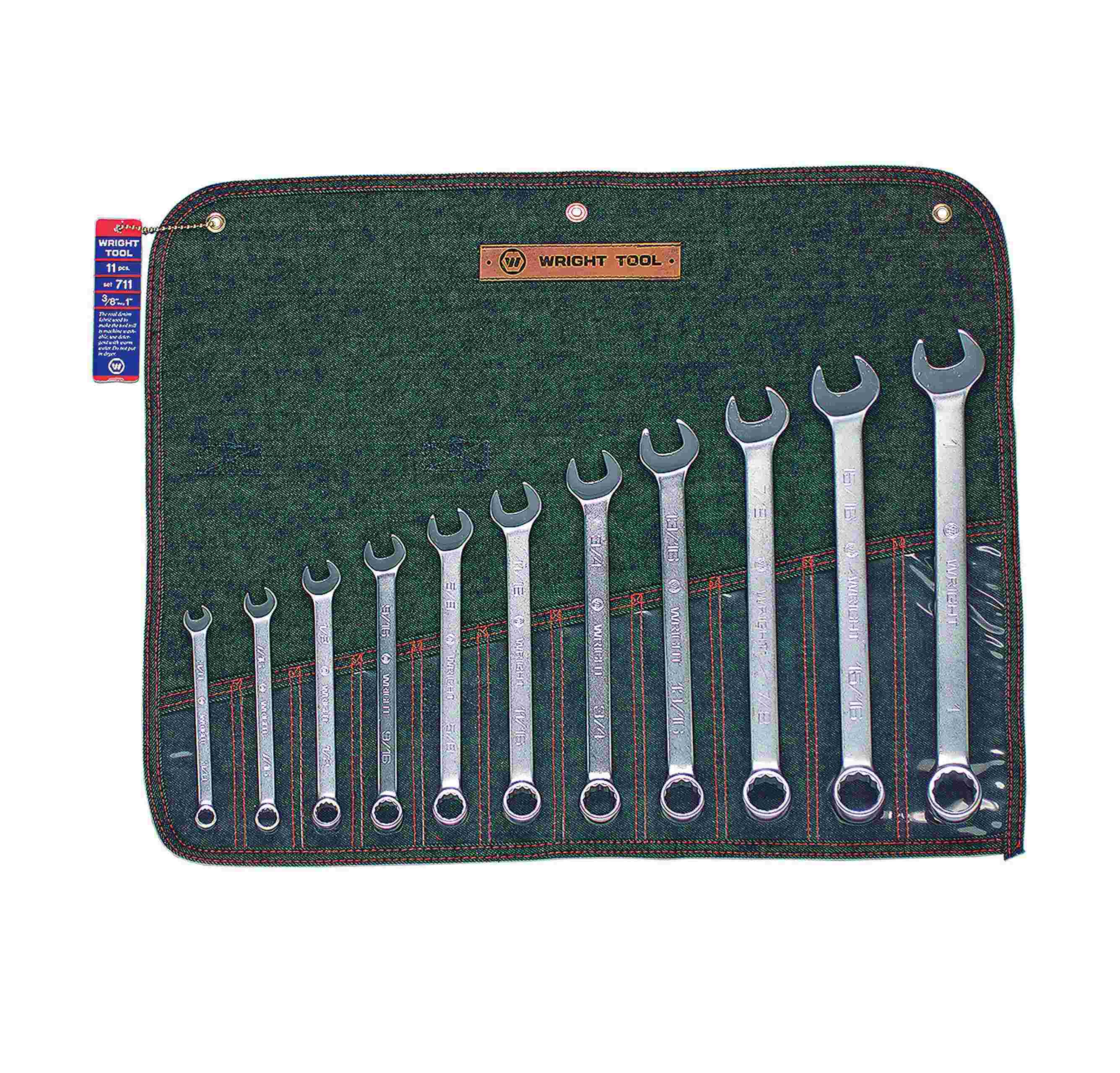 USA COMBINATION WRENCH SET - 11 Piece (3/8&quot; - 1&quot;) 12 pt