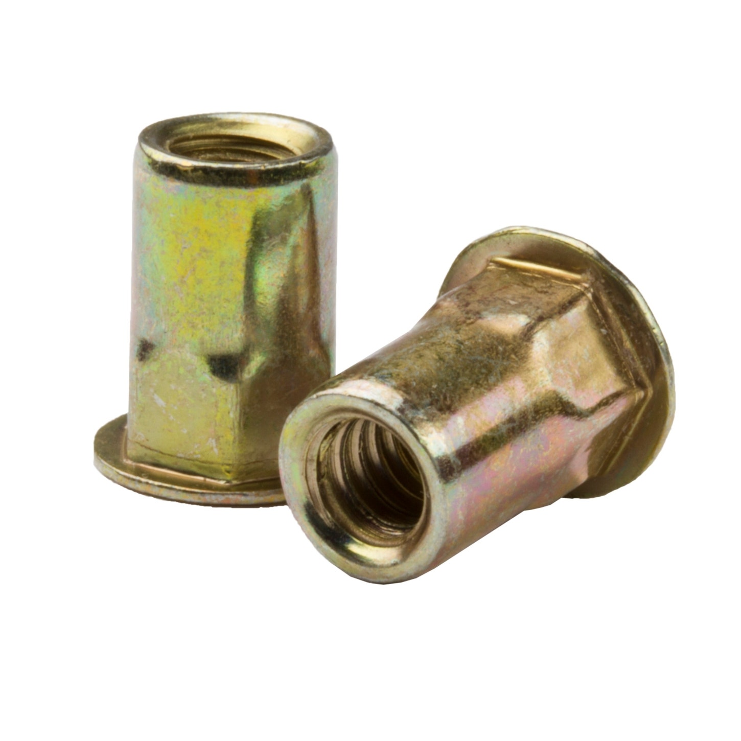 CAH2-3124-150, Rivetnut Insert, 5/16-24 UNF-2B (.027-.150 Grip) Semi-Hex Body, Low Profile Head, S