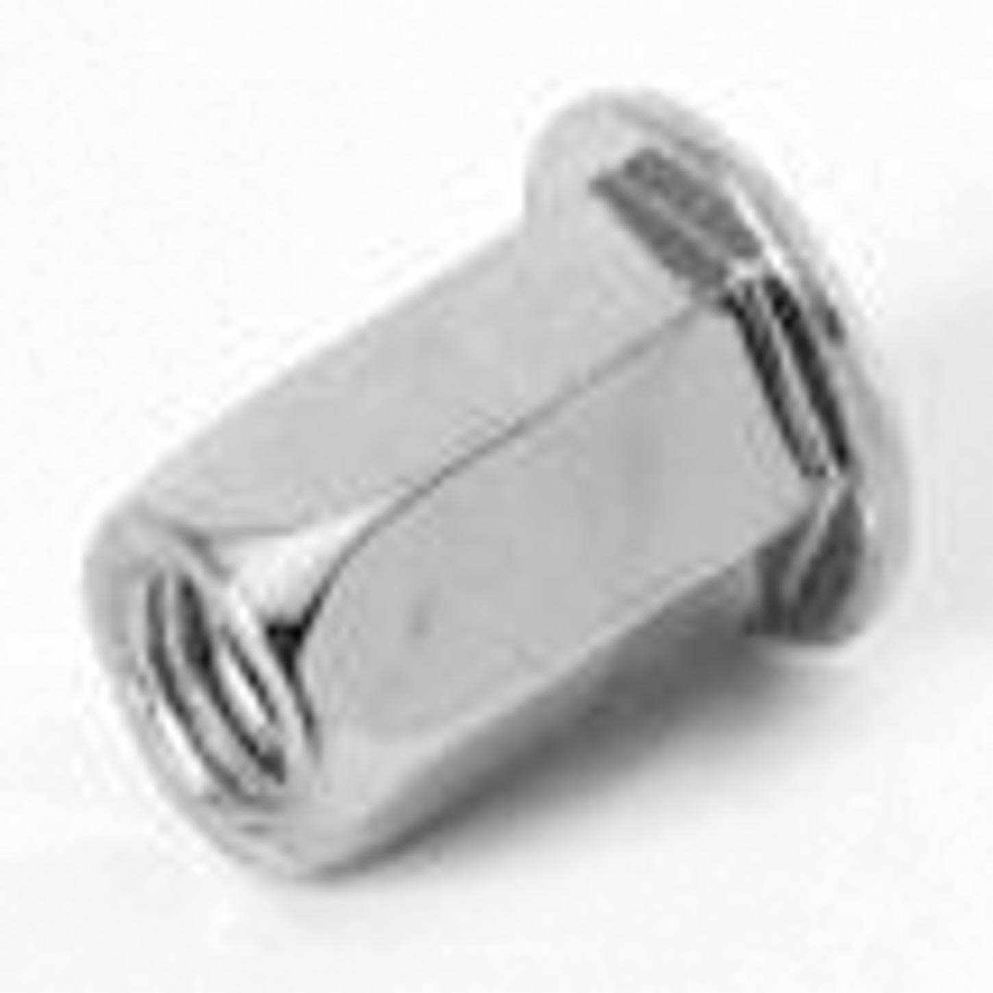 CF-TU-SM12HUPO40ZT TU-SM12HUPO40ZT, Rivetnut Insert, TU-SM12HUPO40ZT (0.99-3.99mm Grip) Full-Hex Body, Large Flange H
